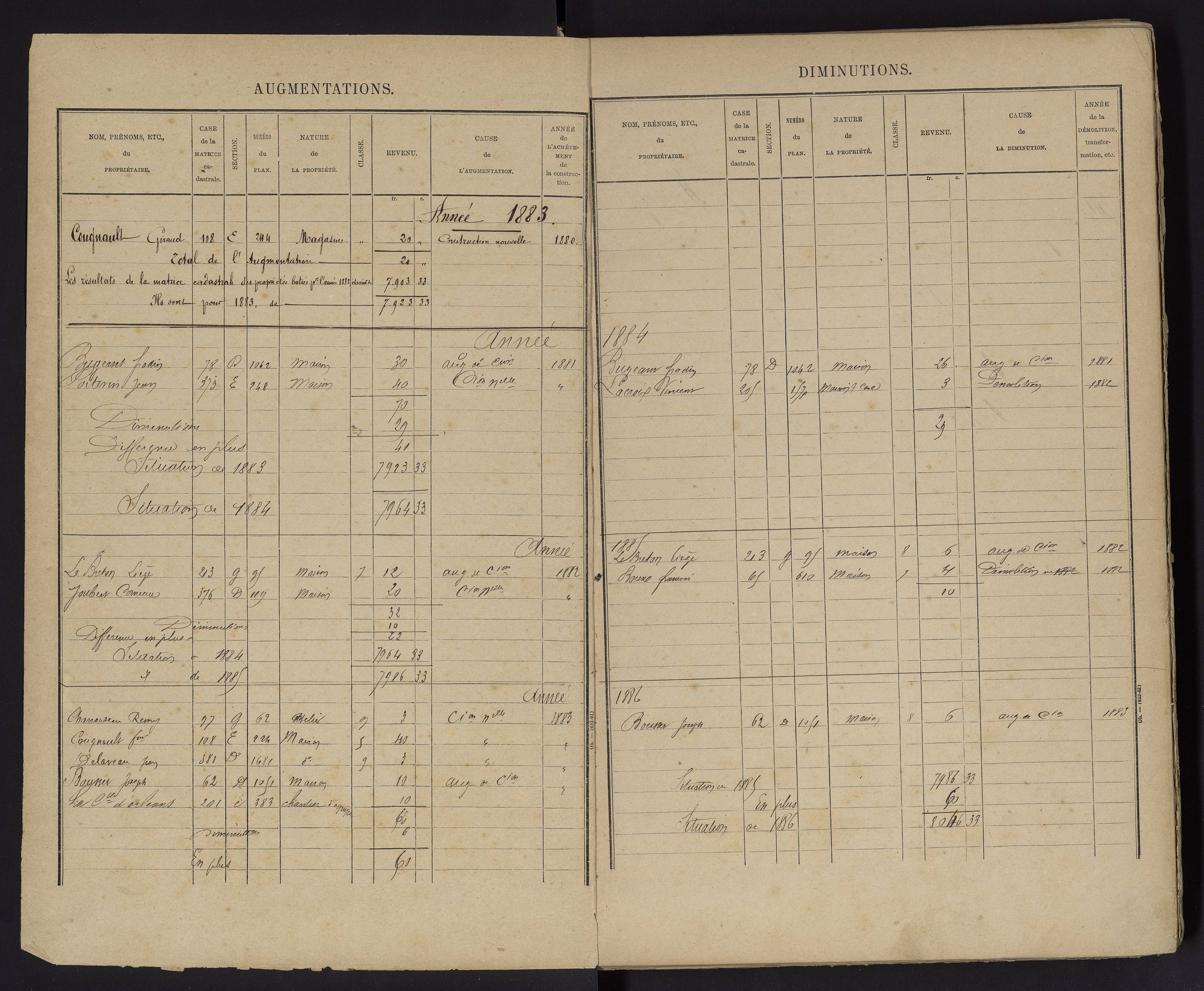 Beaumont - FRAD086_cadastre Cases 1-488 