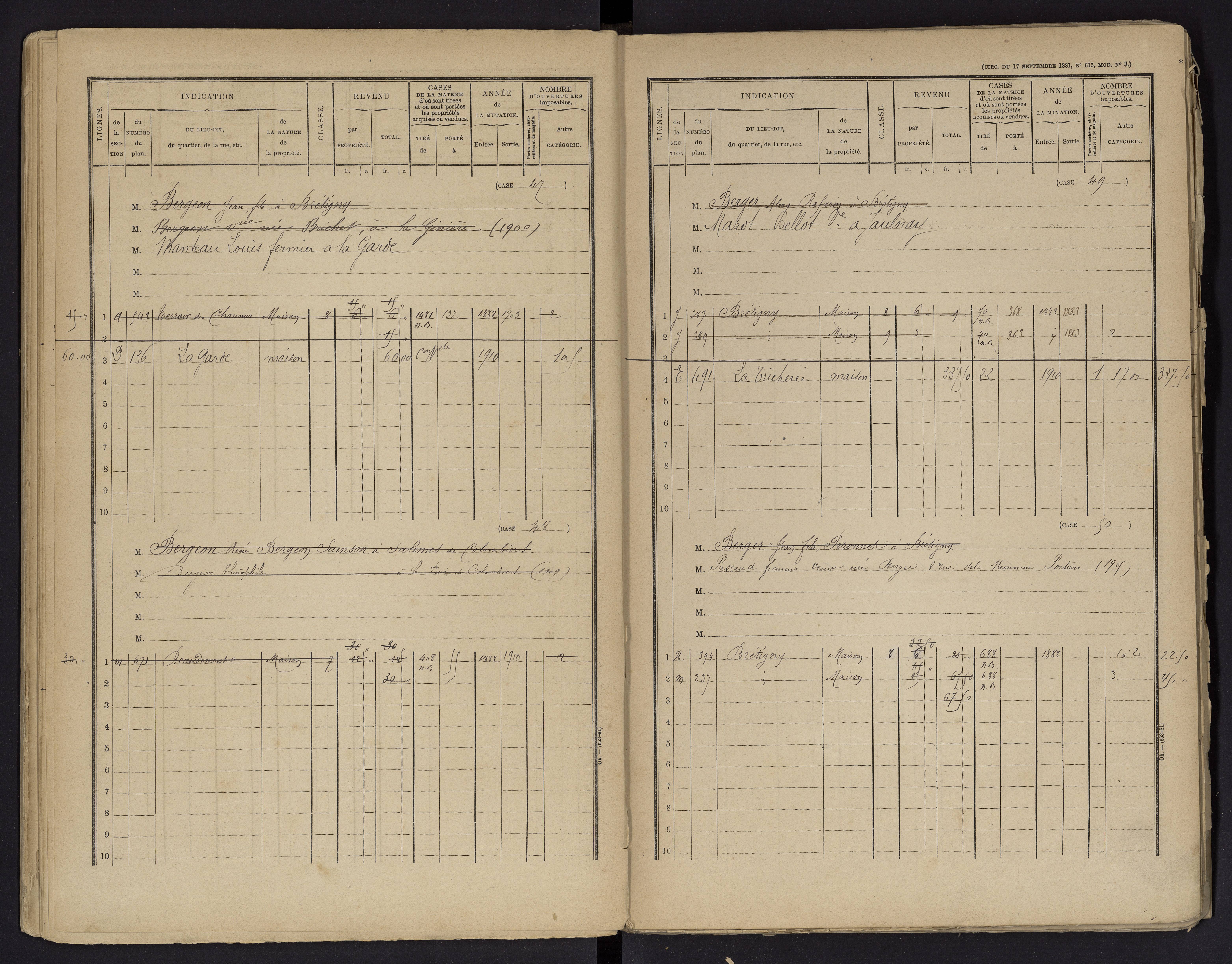 Beaumont - FRAD086_cadastre Cases 1-488 