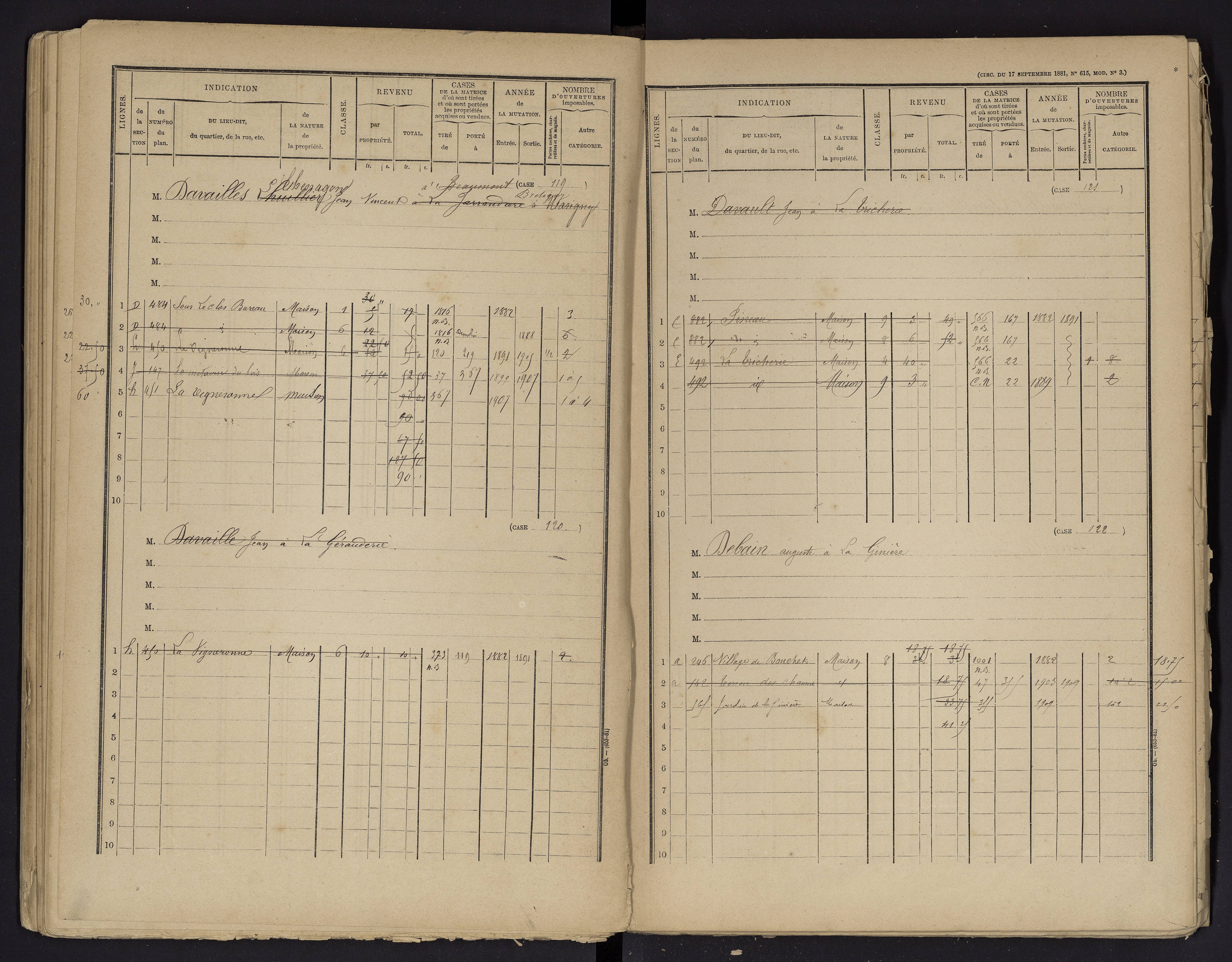 Beaumont - FRAD086_cadastre Cases 1-488 