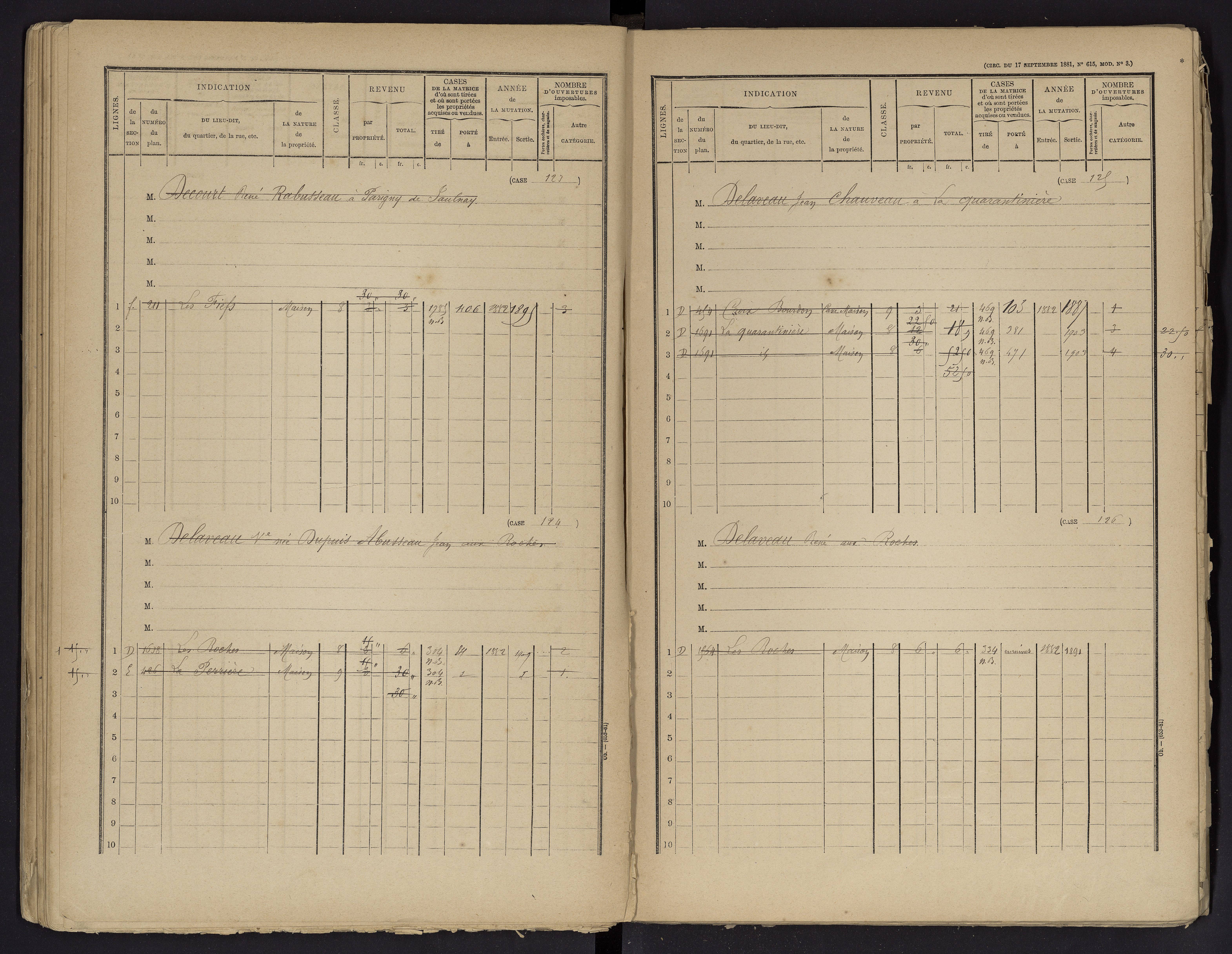 Beaumont - FRAD086_cadastre Cases 1-488 