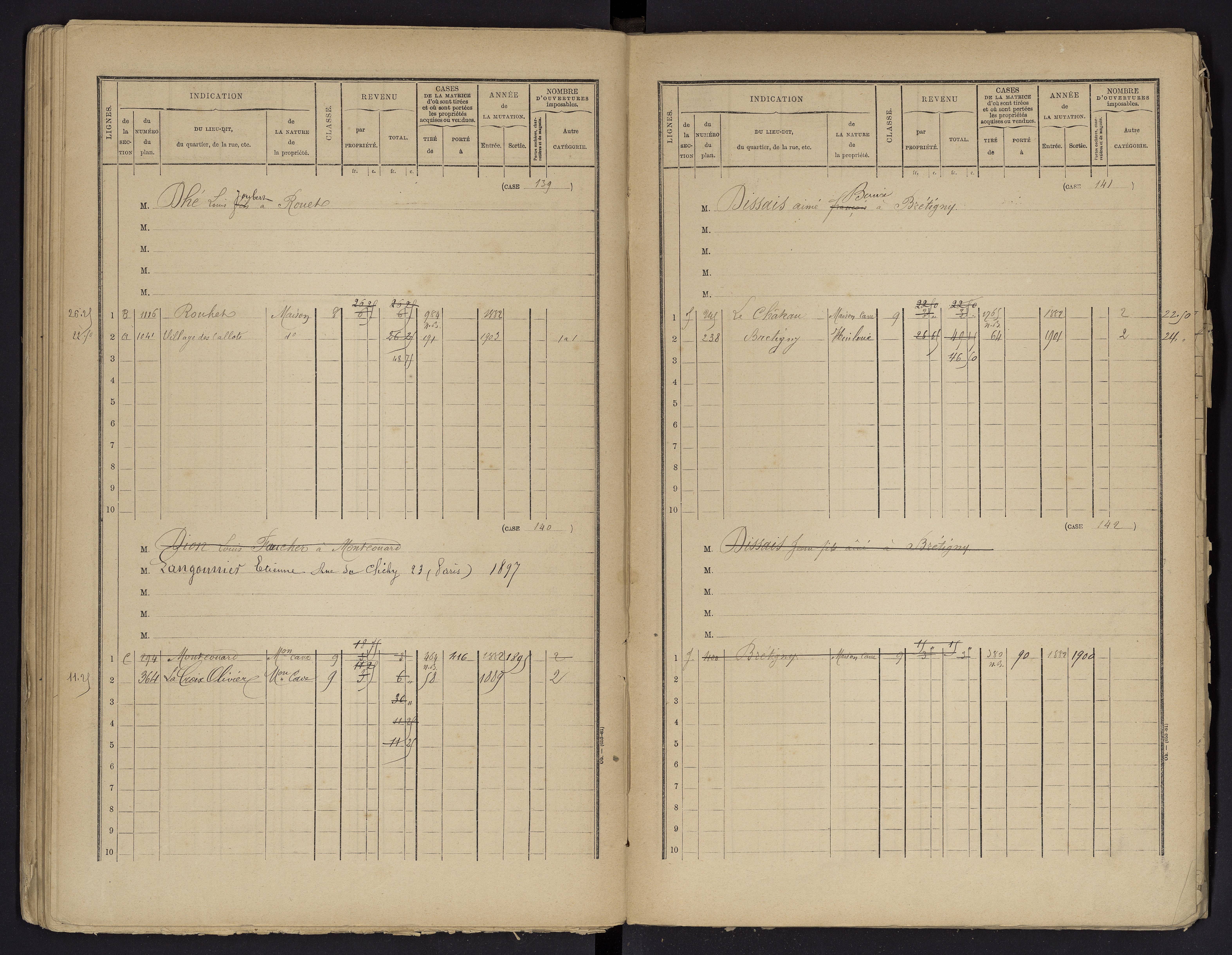 Beaumont - FRAD086_cadastre Cases 1-488 