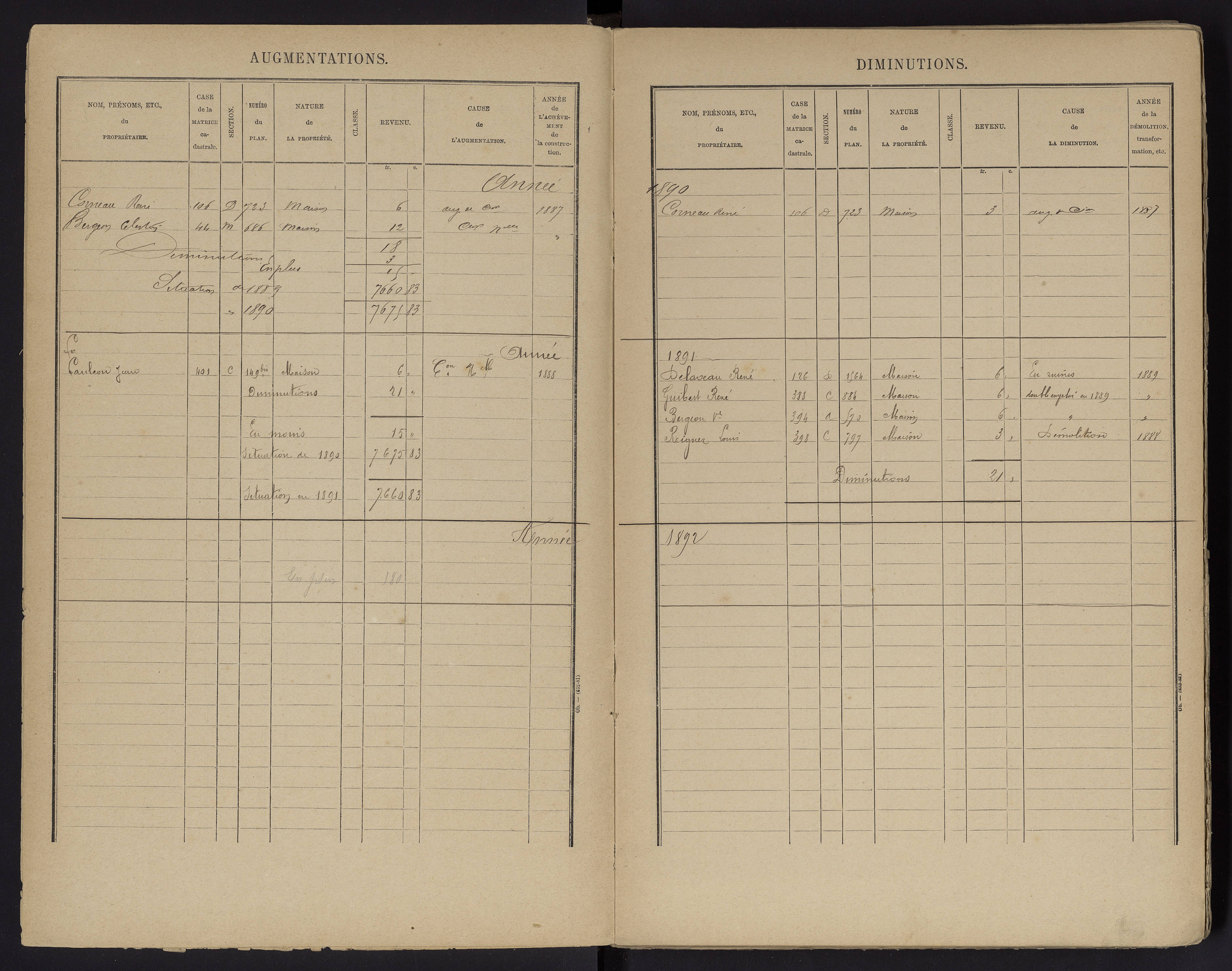 Beaumont - FRAD086_cadastre Cases 1-488 