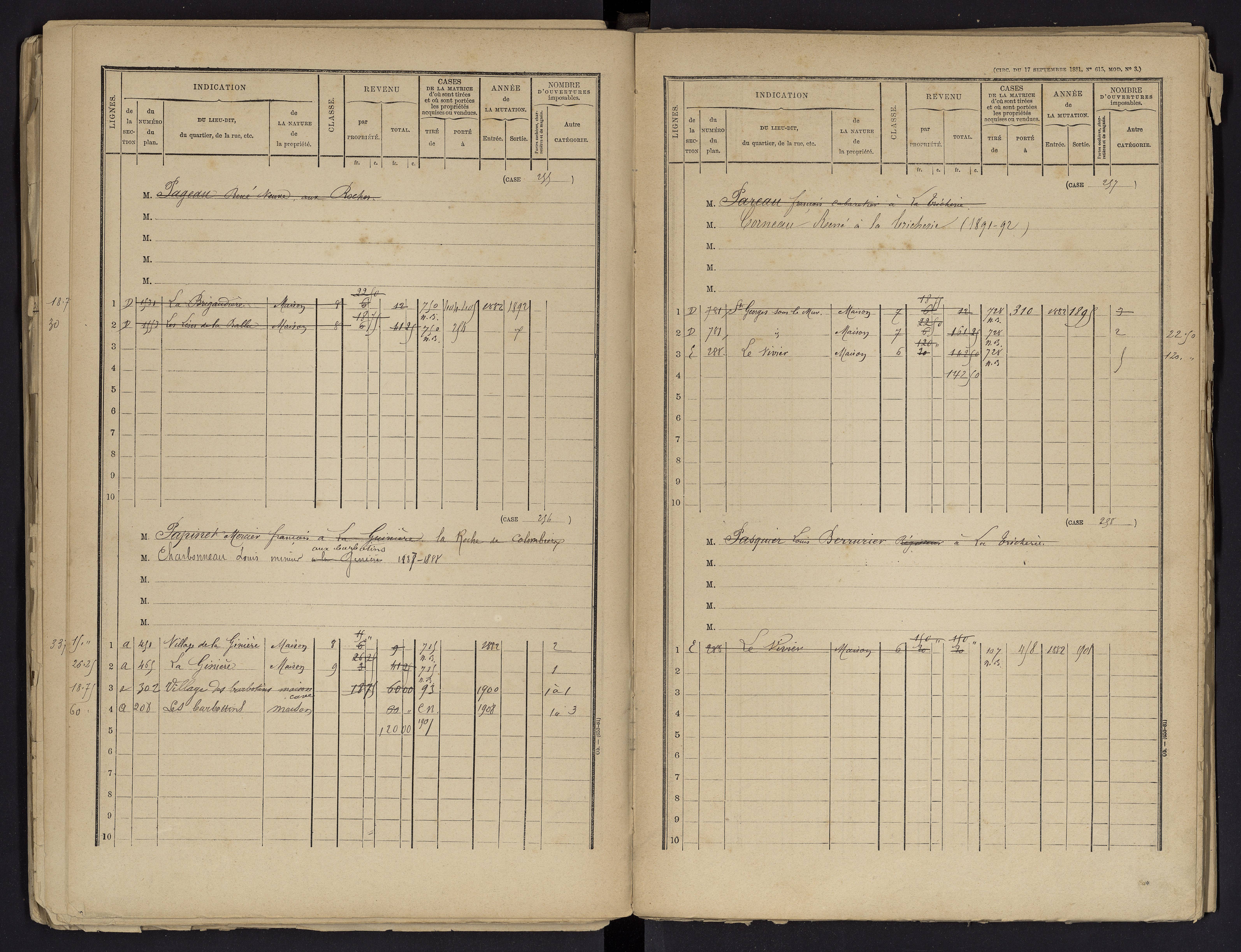 Beaumont - FRAD086_cadastre Cases 1-488 