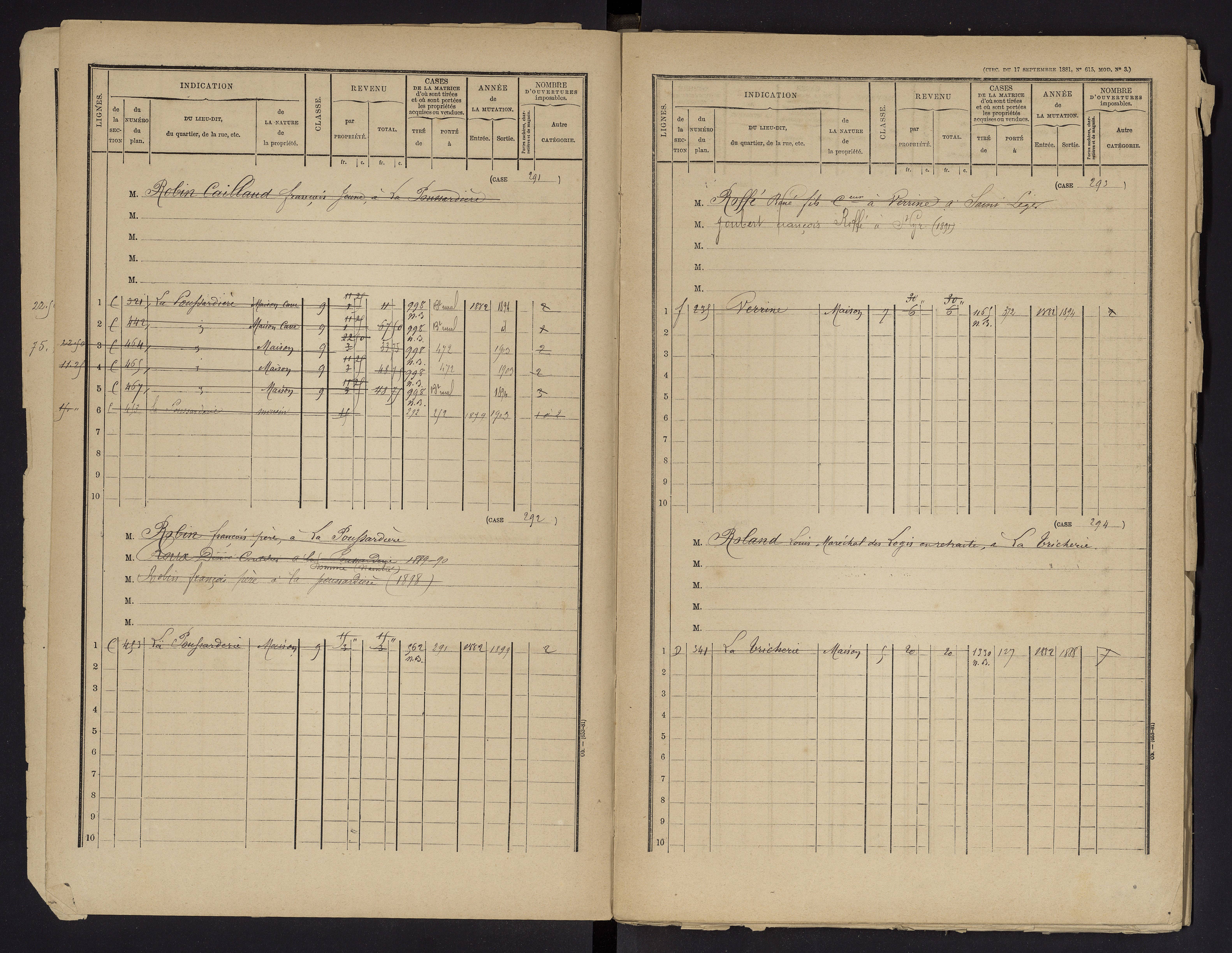 Beaumont - FRAD086_cadastre Cases 1-488 