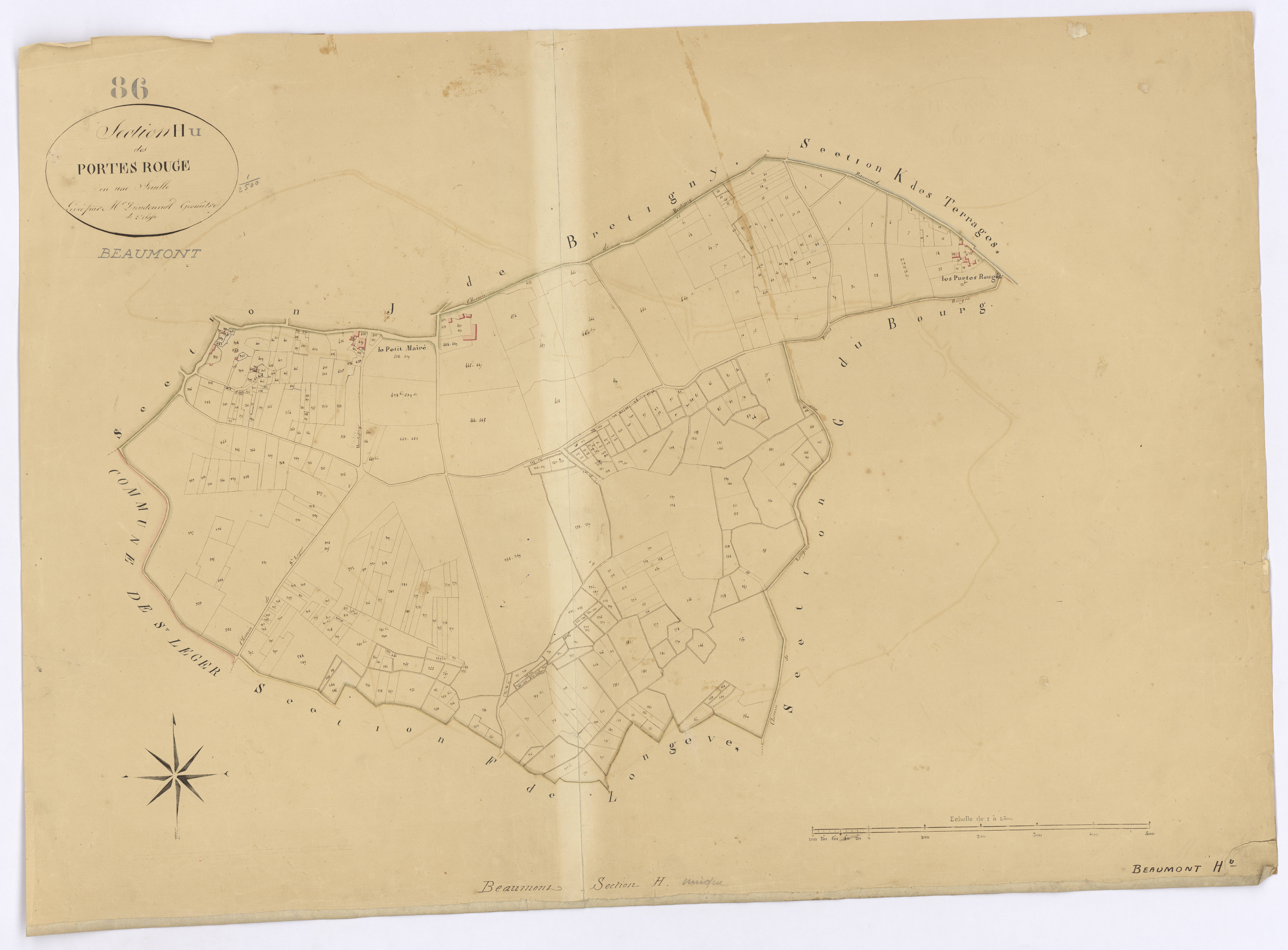 Beaumont - FRAD086_cadastre Plans 