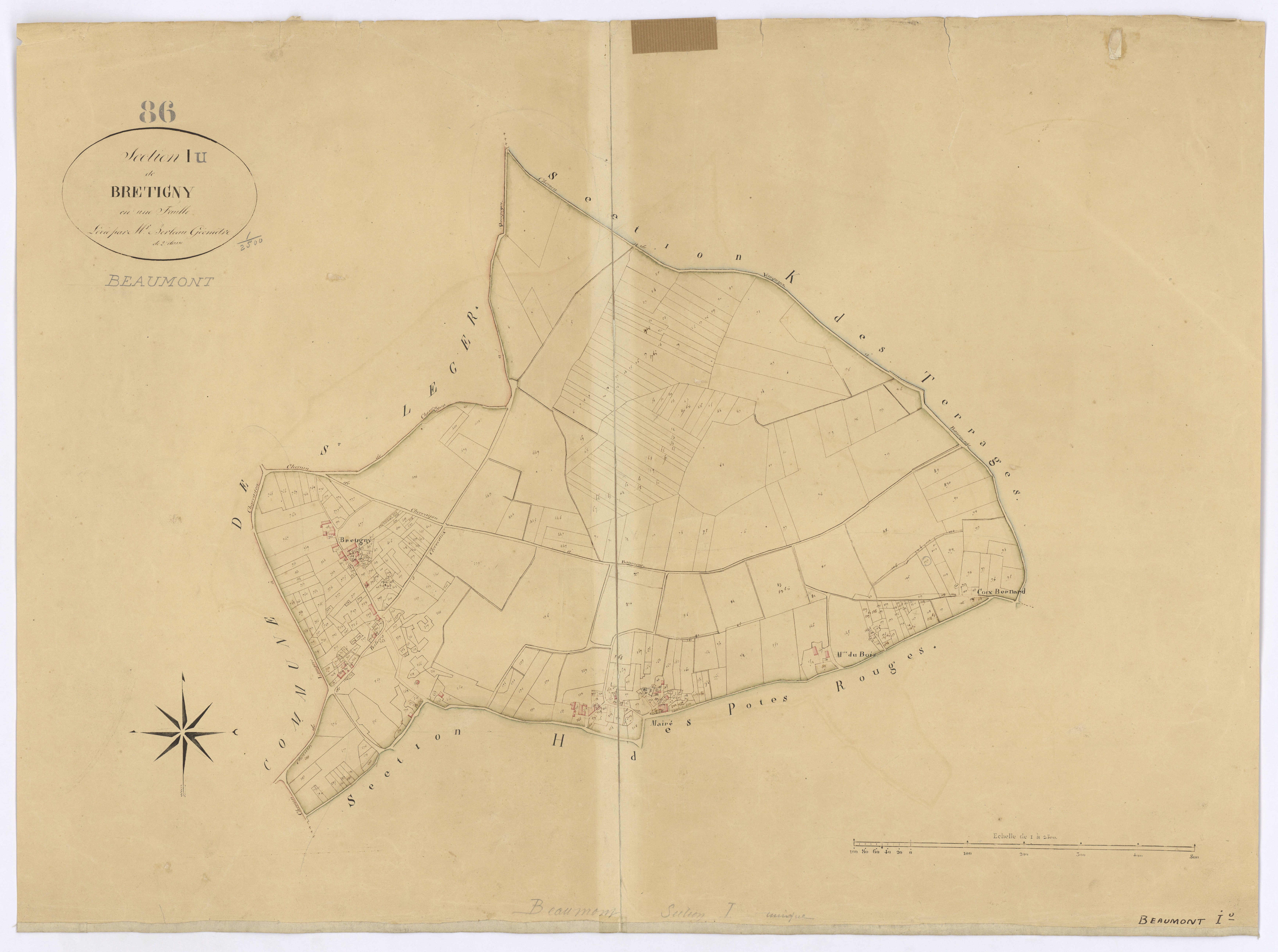 Beaumont - FRAD086_cadastre Plans 