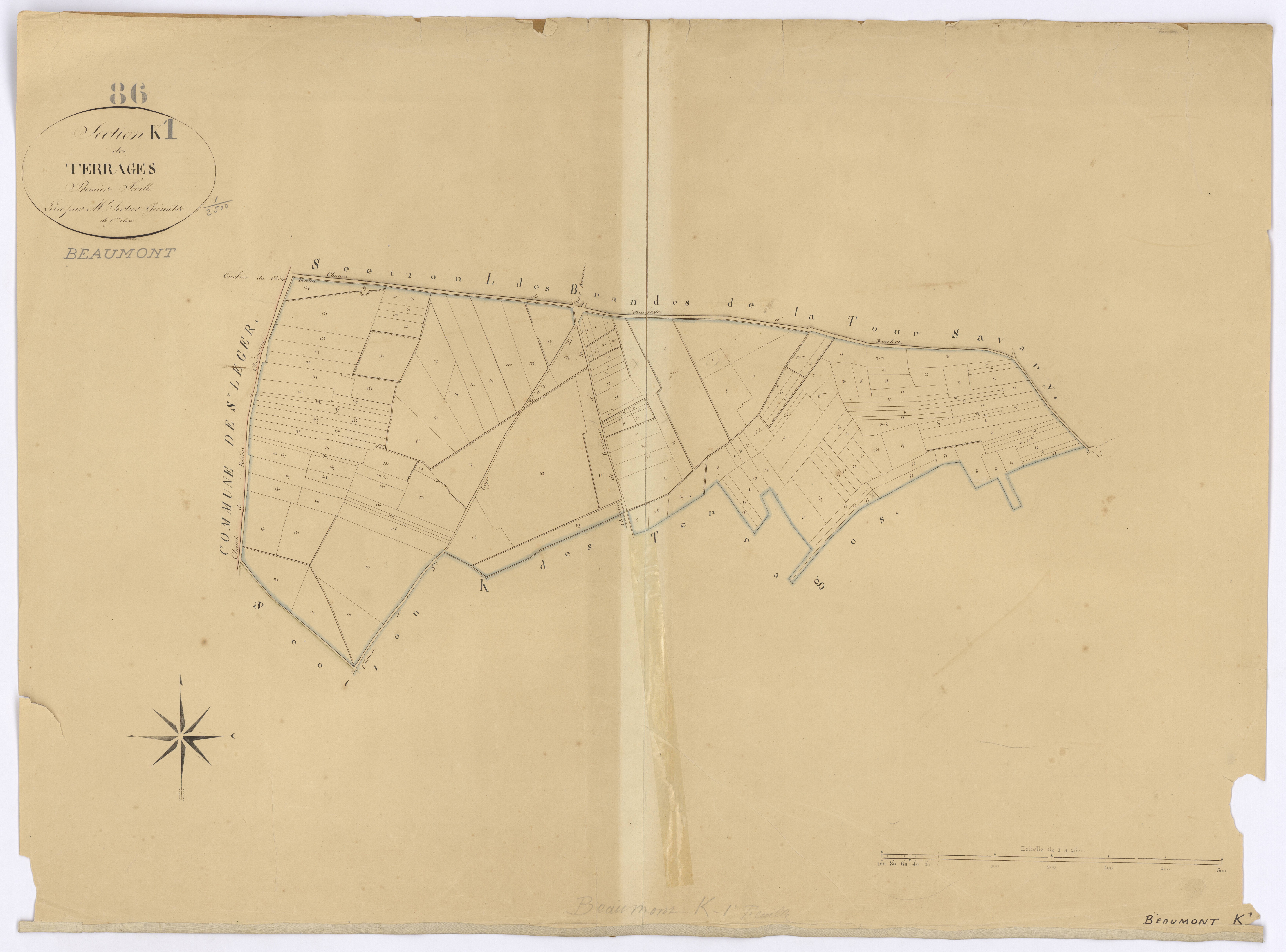 Beaumont - FRAD086_cadastre Plans 