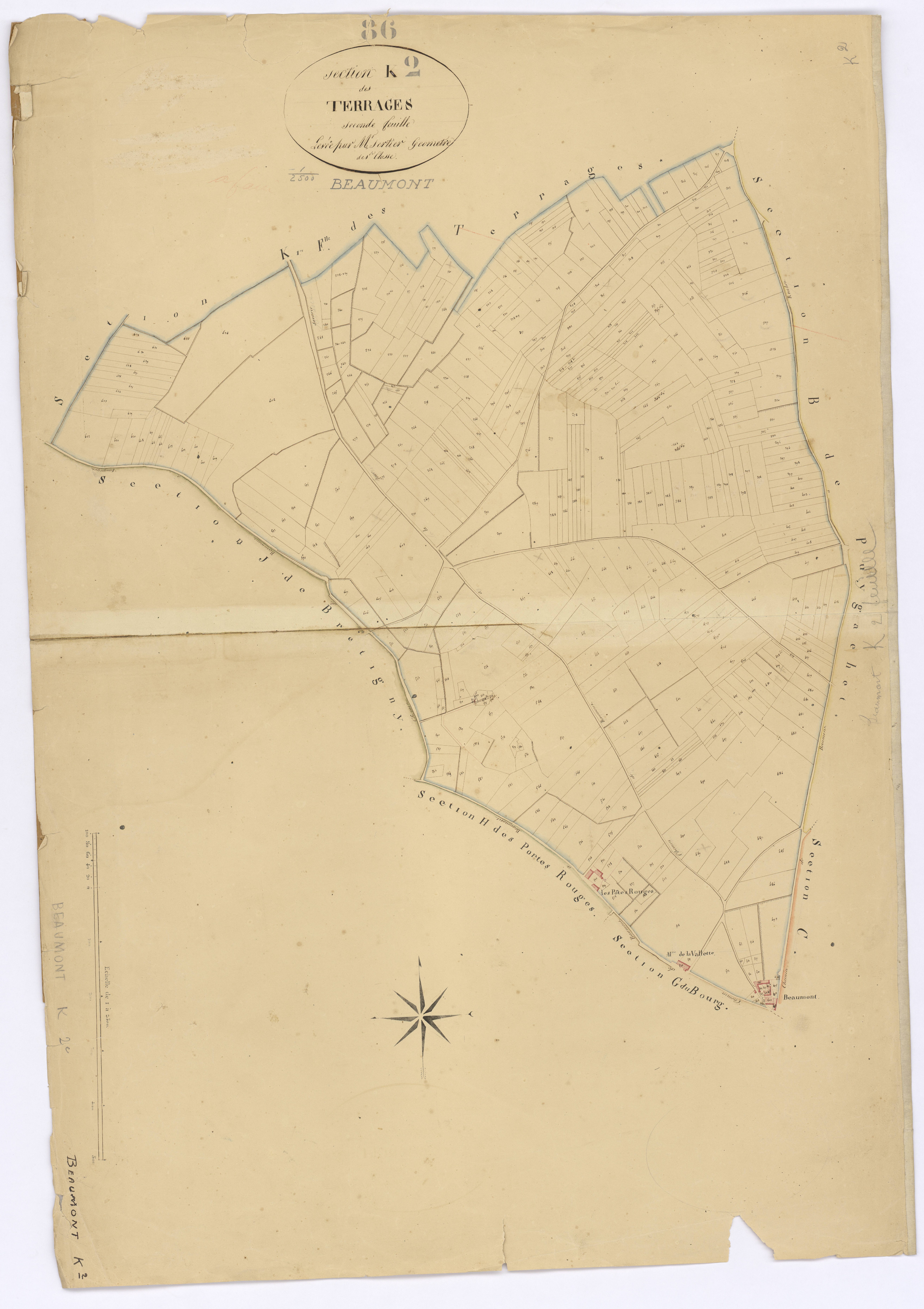 Beaumont - FRAD086_cadastre Plans 