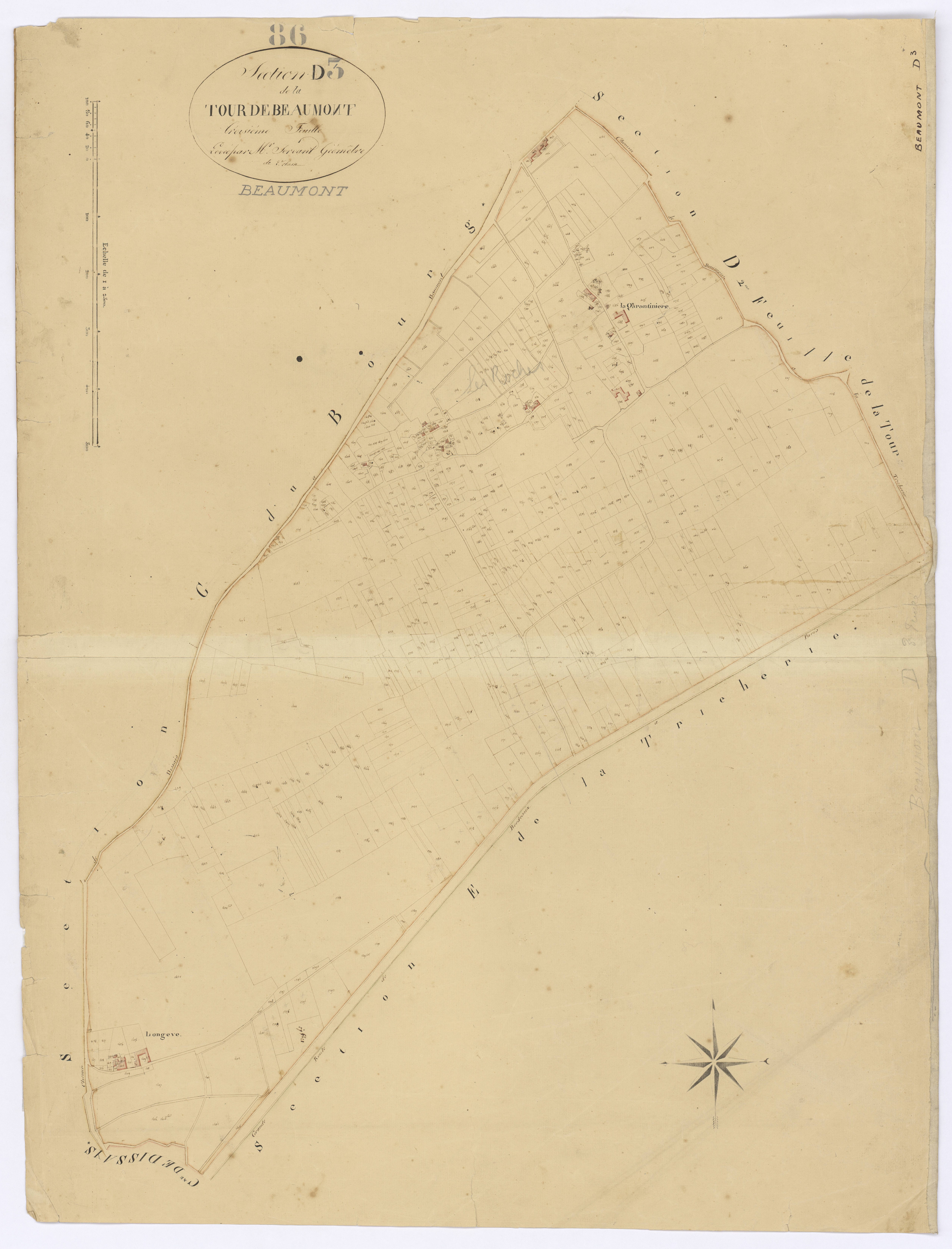 Beaumont - FRAD086_cadastre Plans 