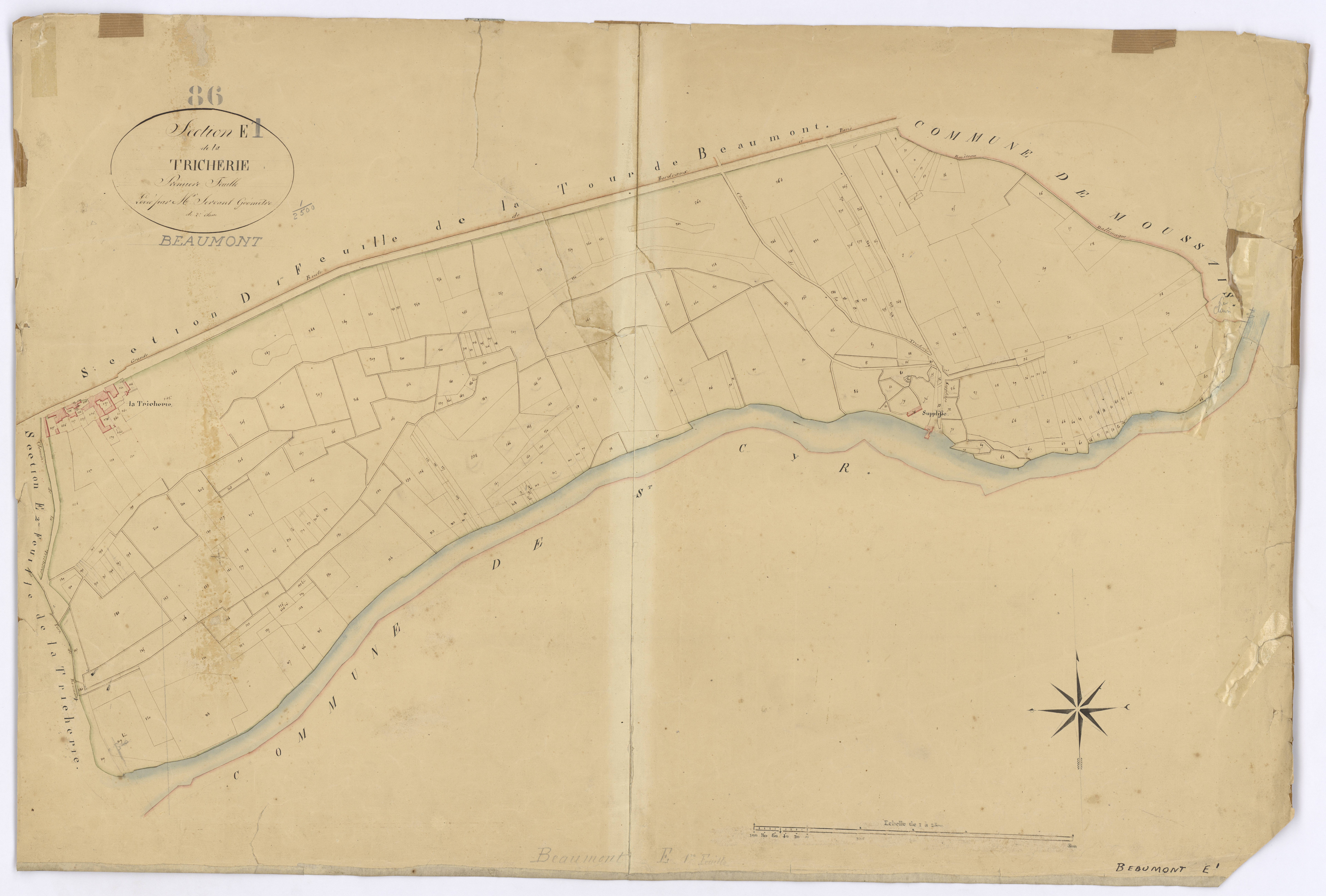 Beaumont - FRAD086_cadastre Plans 