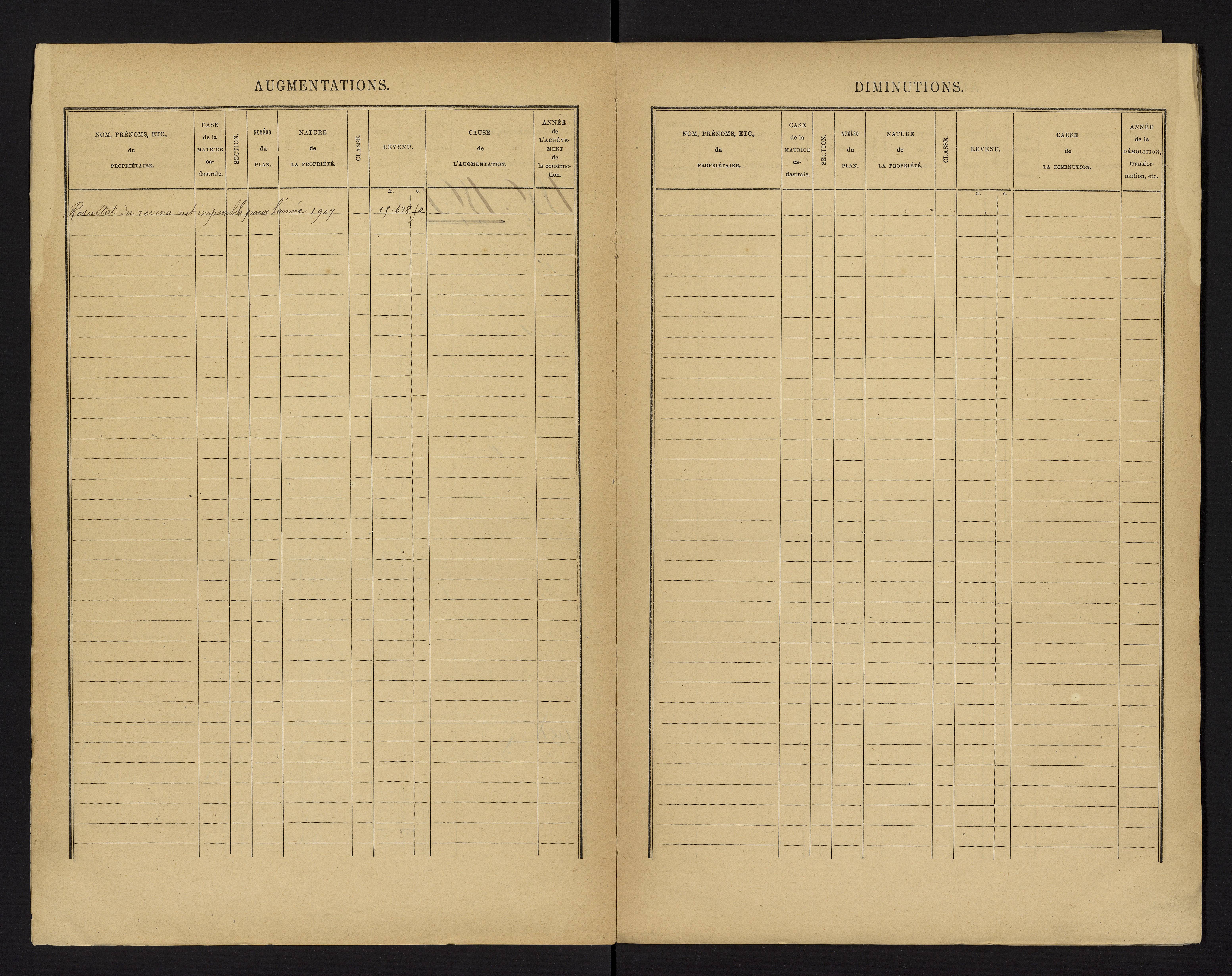Benassay - FRAD086_cadastre Cases 1-240 