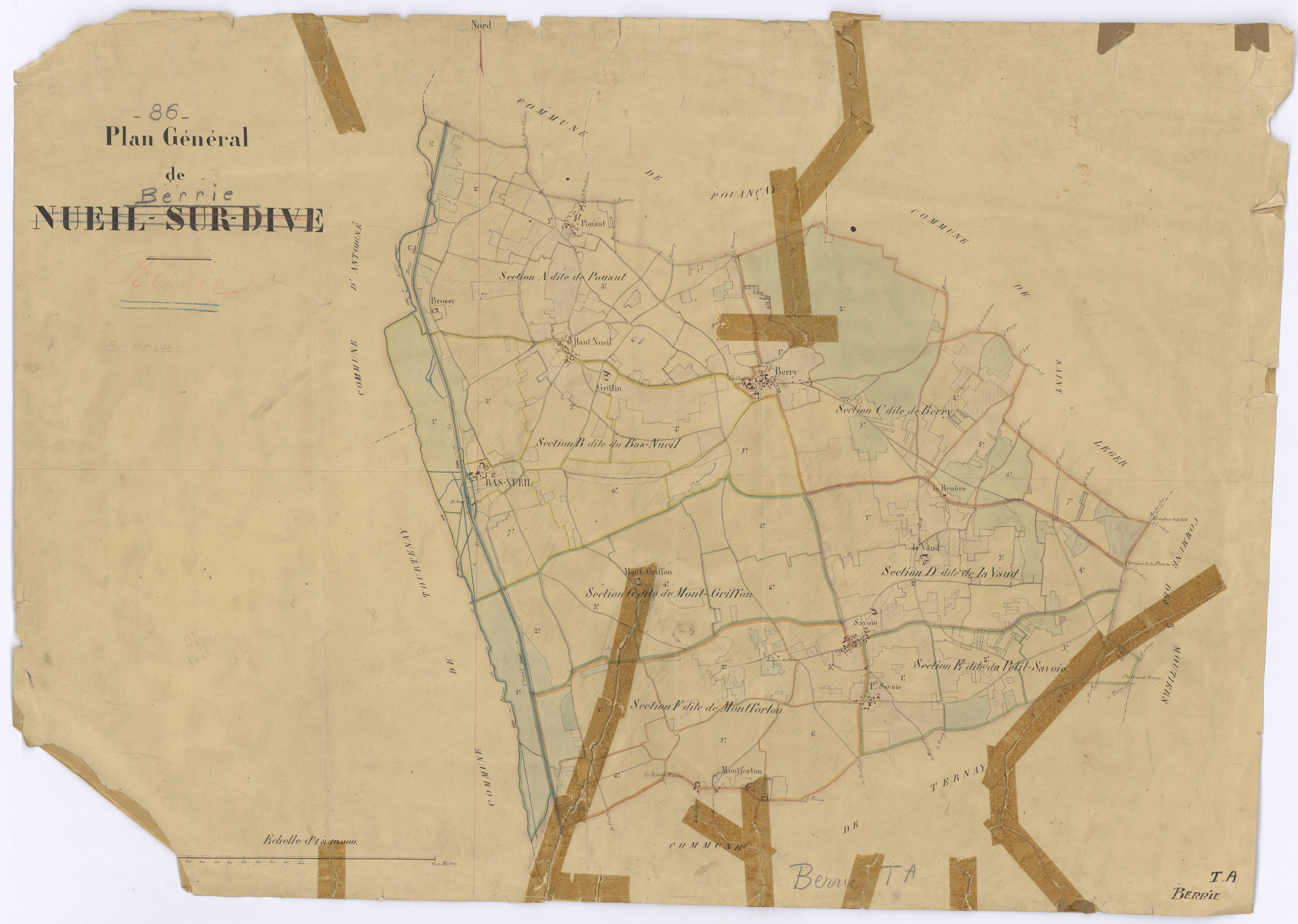Berrie - FRAD086_cadastre Plans 