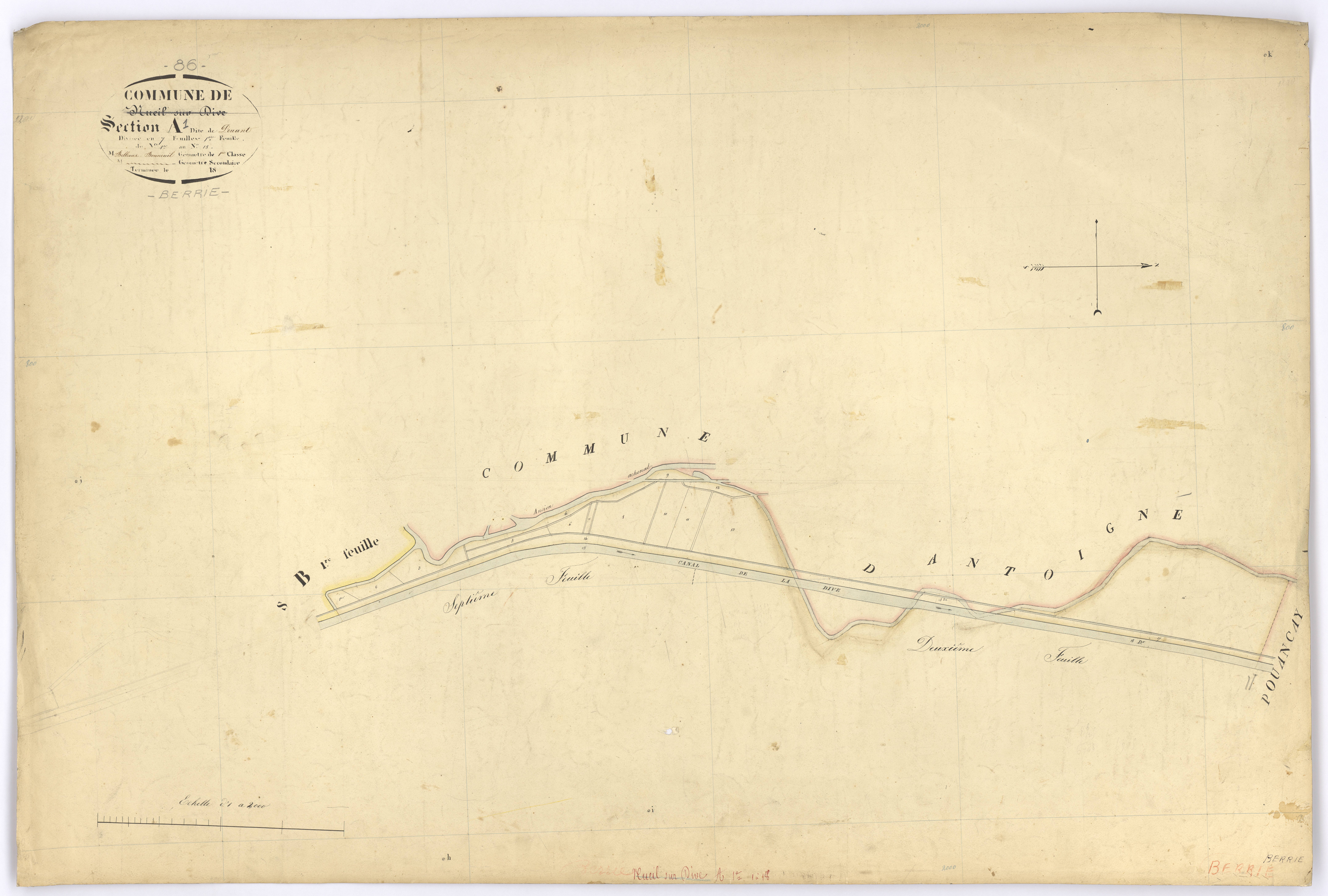 Berrie - FRAD086_cadastre Plans 