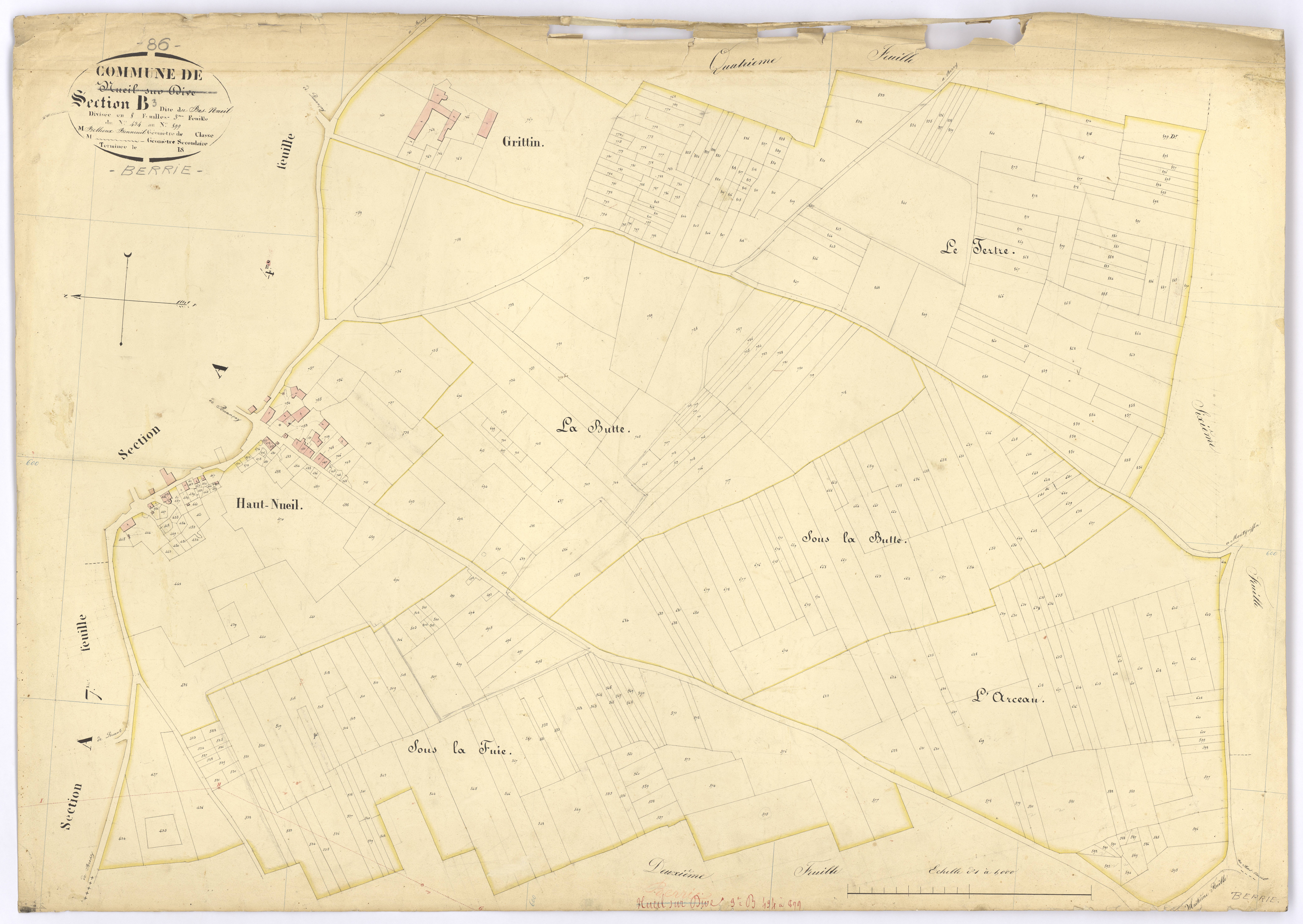 Berrie - FRAD086_cadastre Plans 