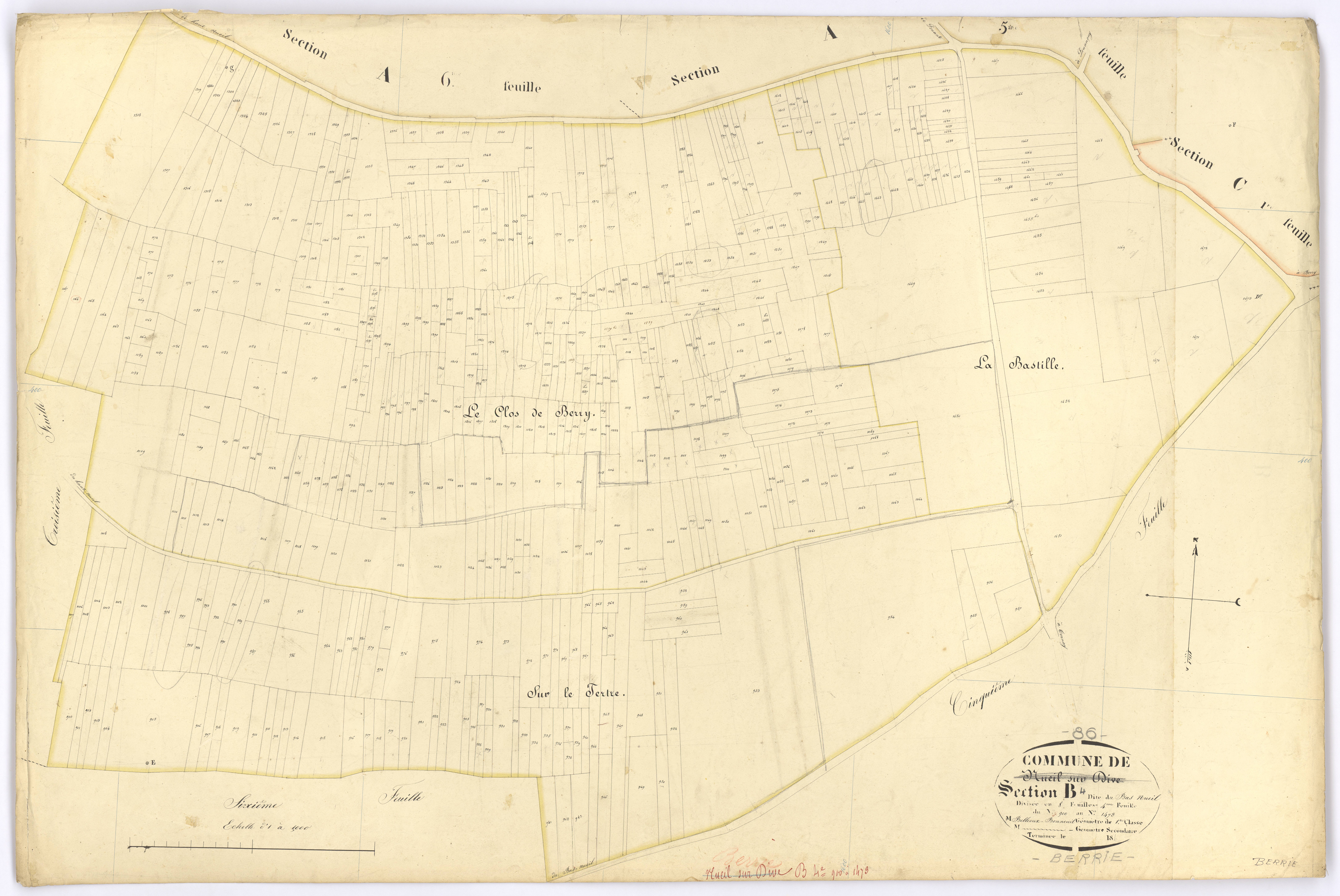 Berrie - FRAD086_cadastre Plans 