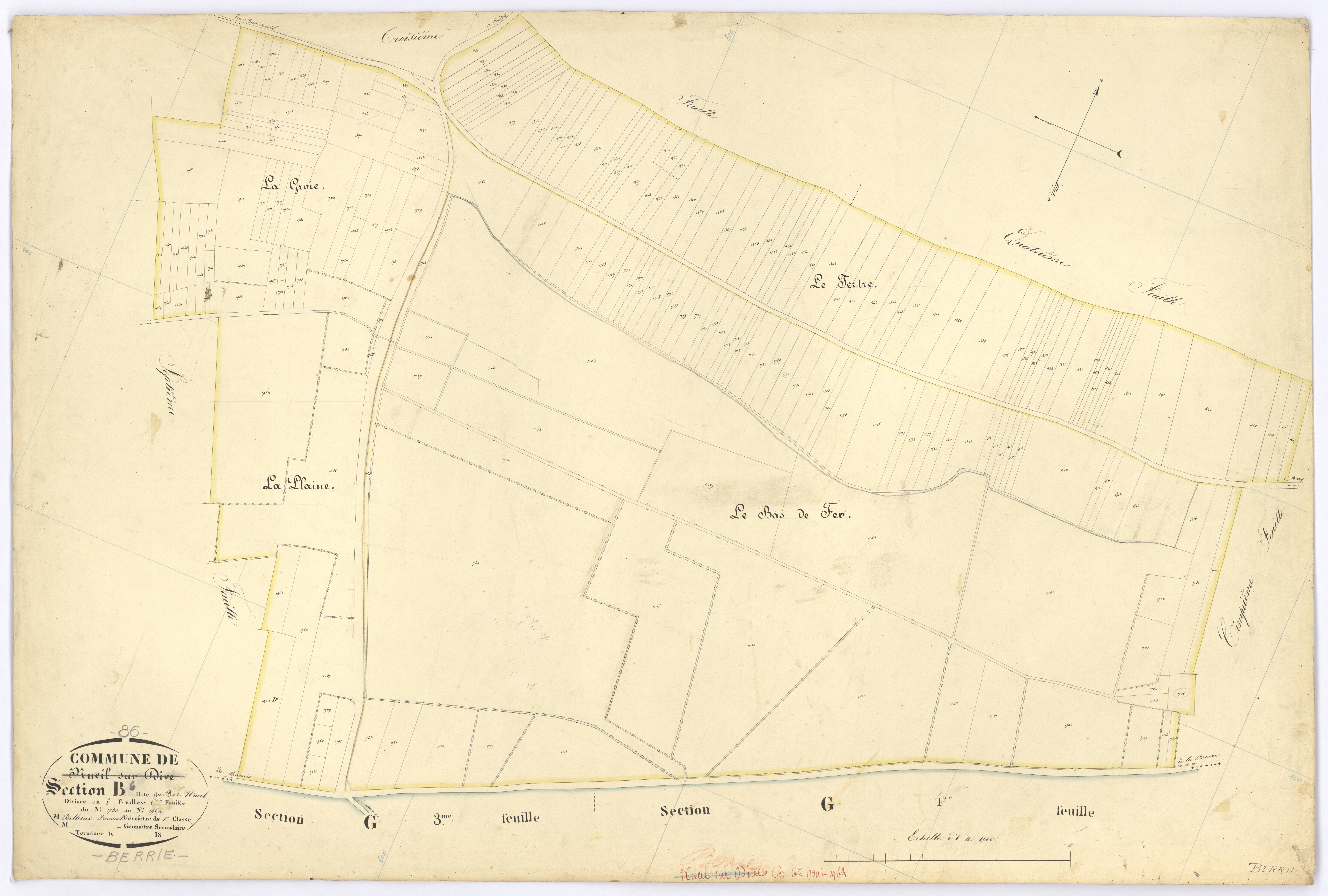 Berrie - FRAD086_cadastre Plans 