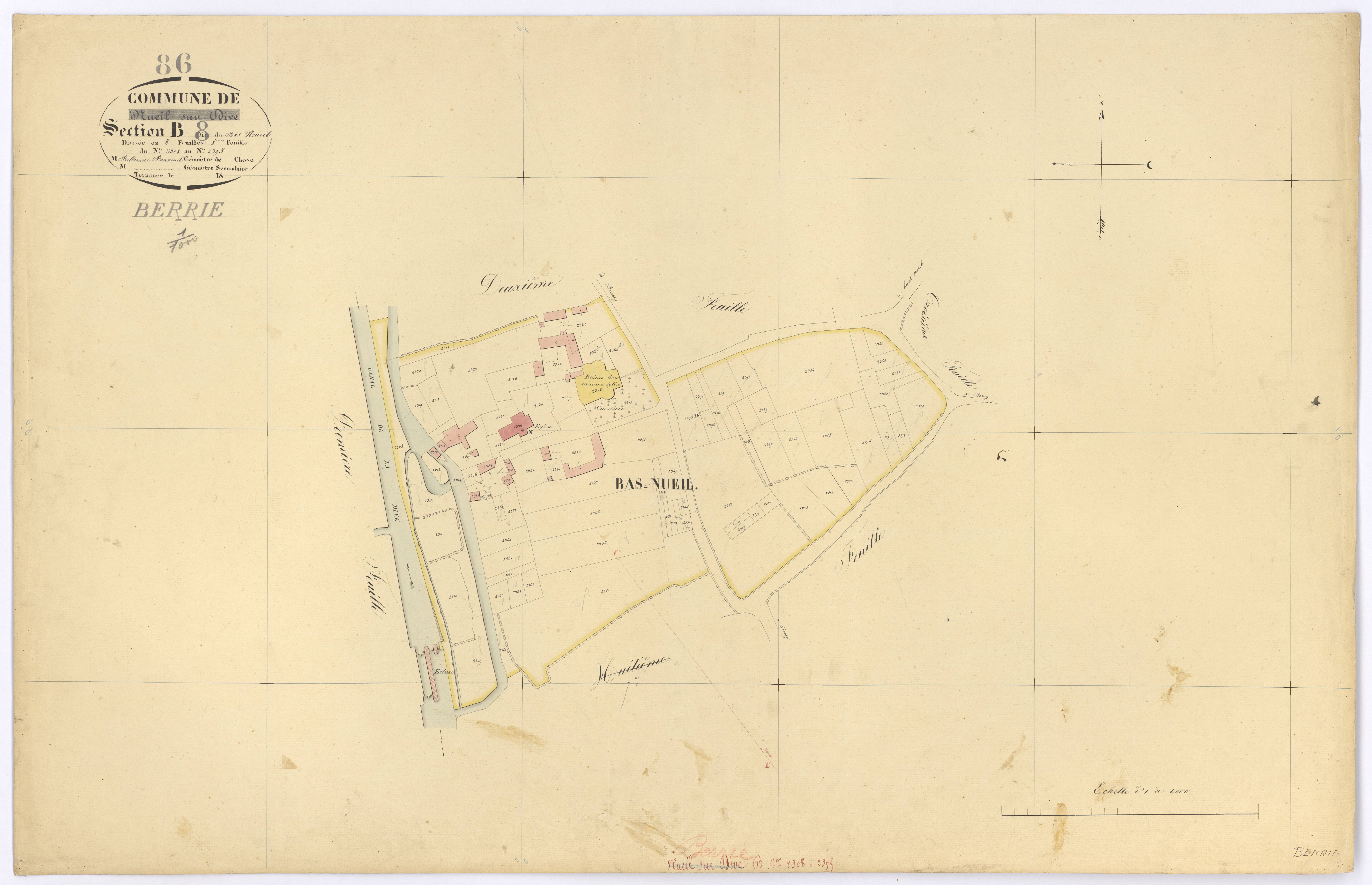 Berrie - FRAD086_cadastre Plans 