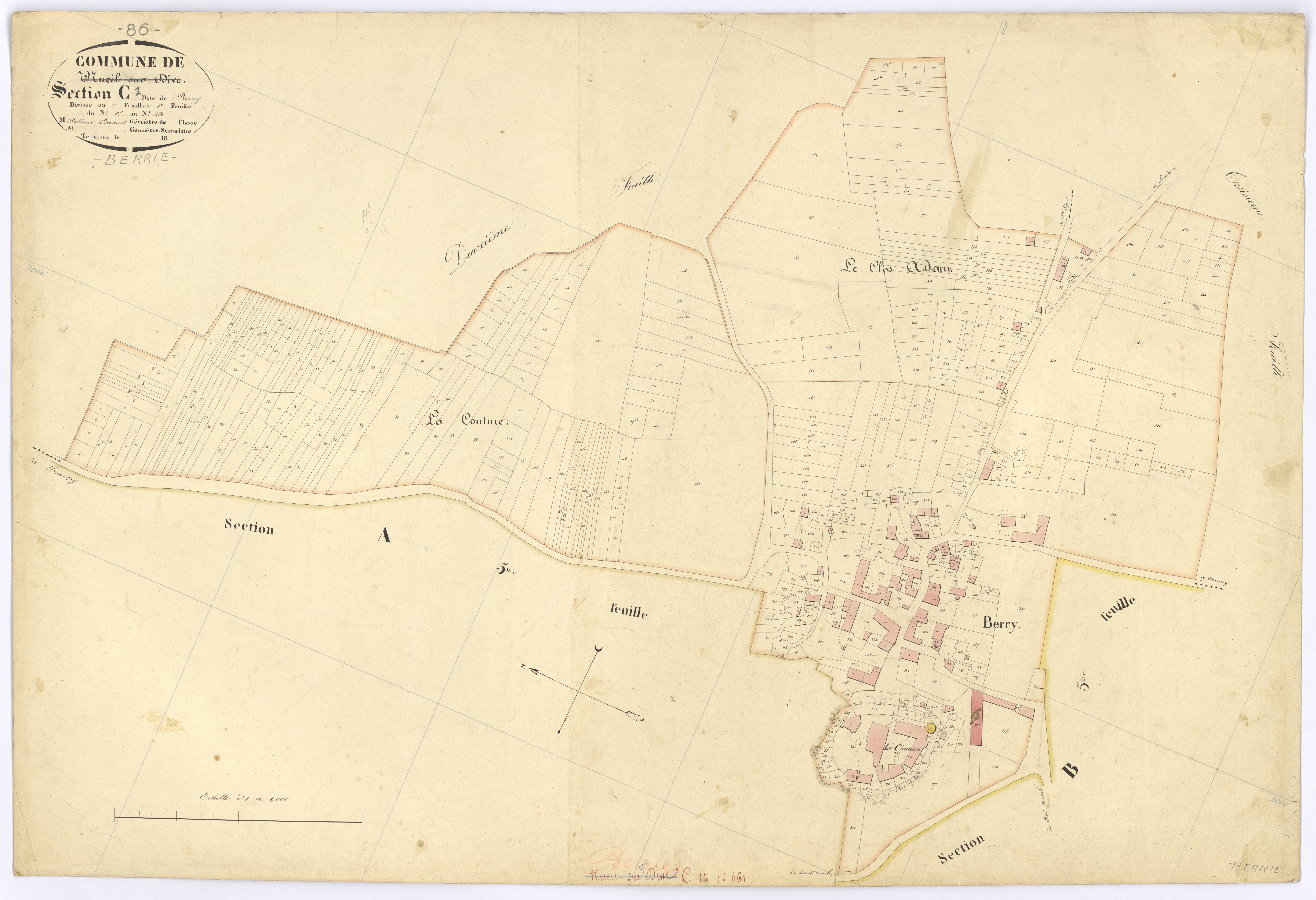 Berrie - FRAD086_cadastre Plans 