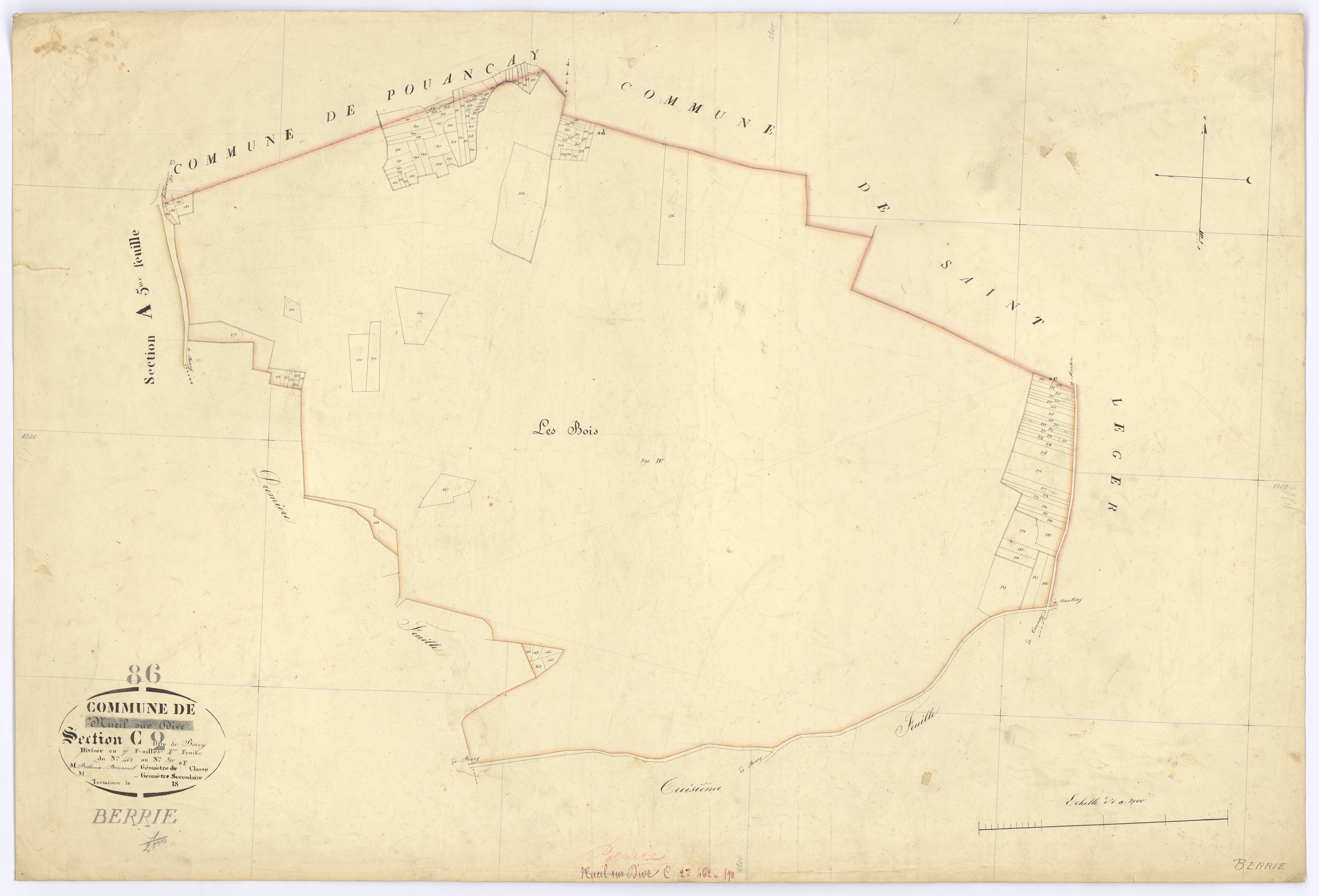 Berrie - FRAD086_cadastre Plans 
