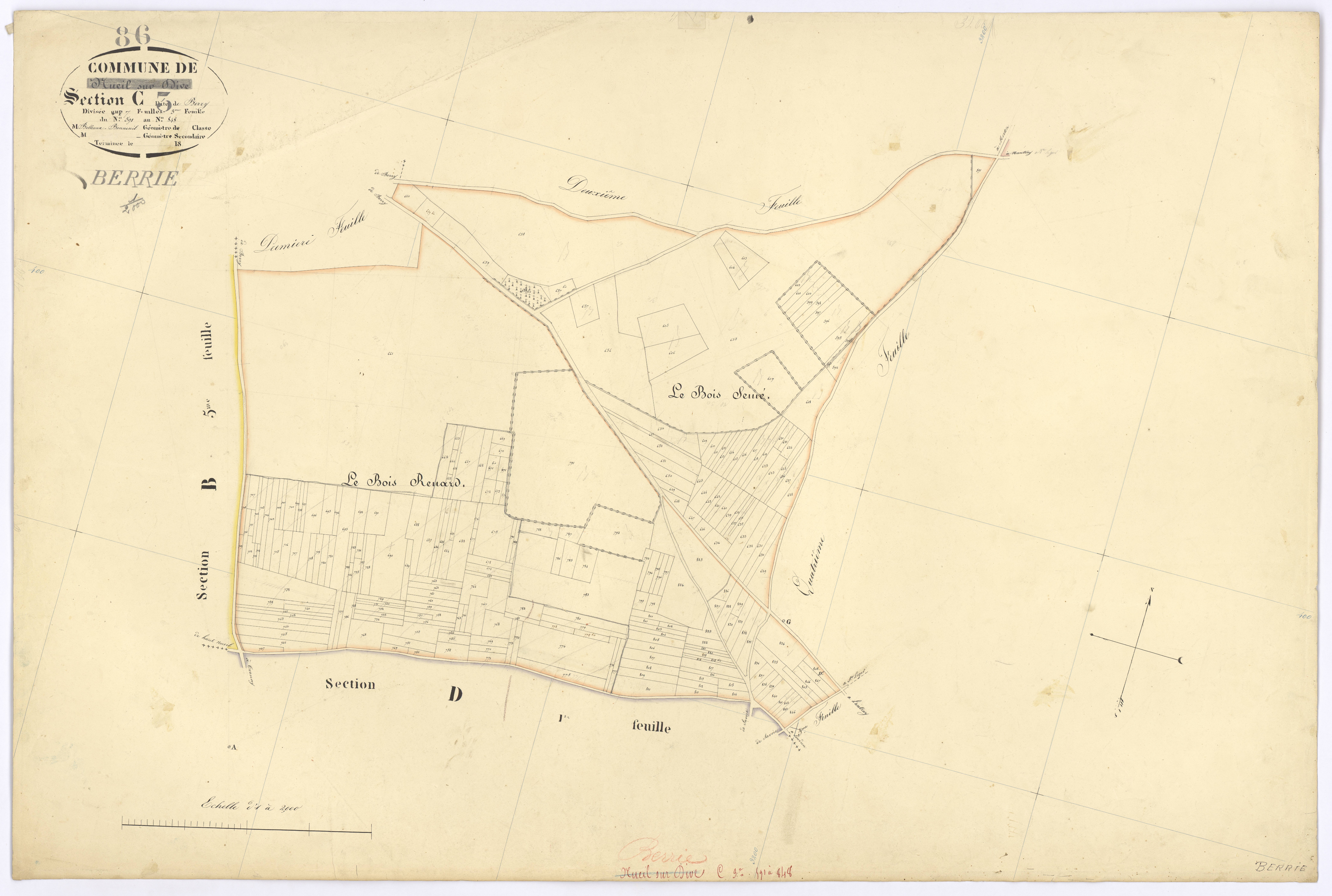 Berrie - FRAD086_cadastre Plans 