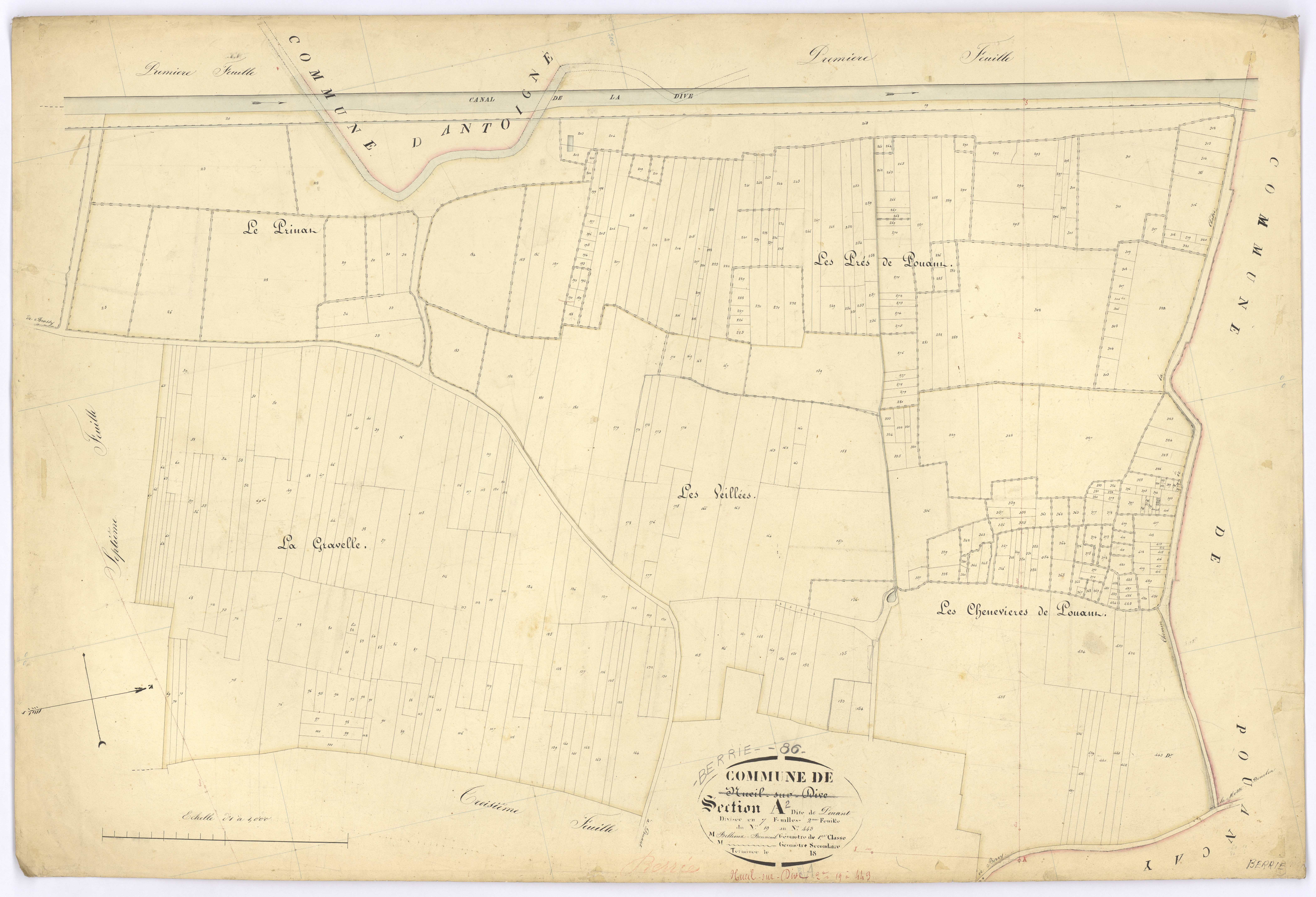 Berrie - FRAD086_cadastre Plans 