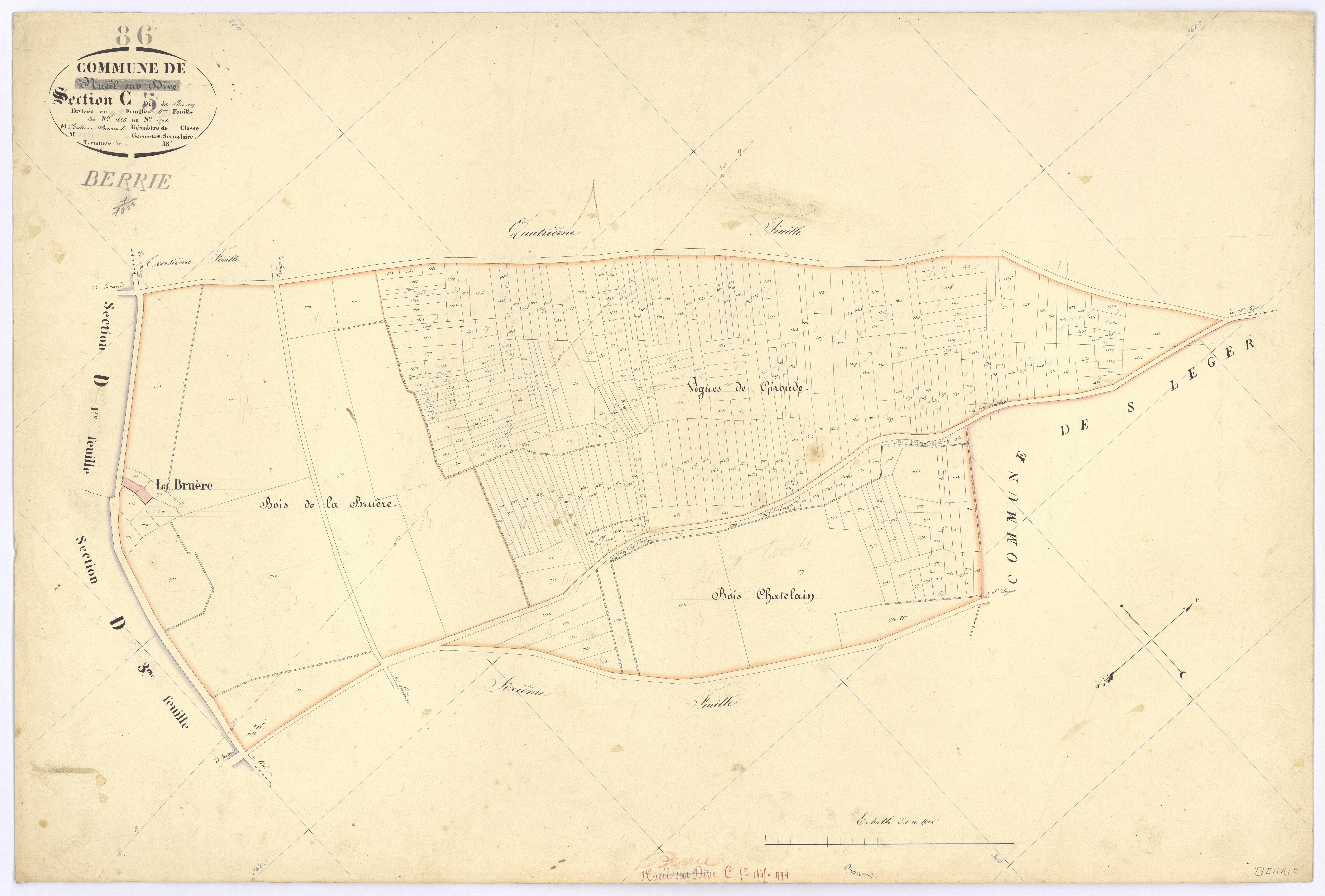 Berrie - FRAD086_cadastre Plans 