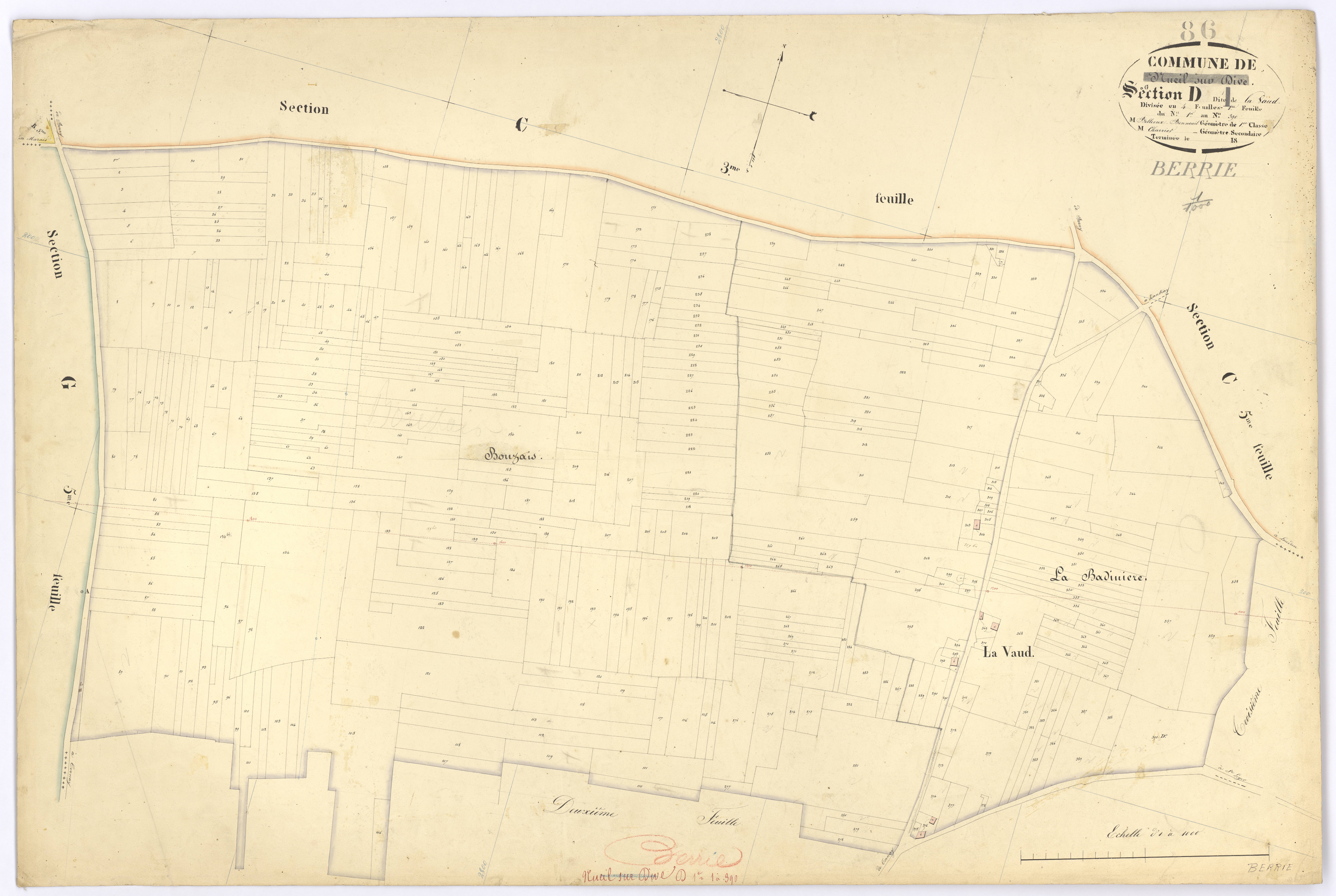 Berrie - FRAD086_cadastre Plans 