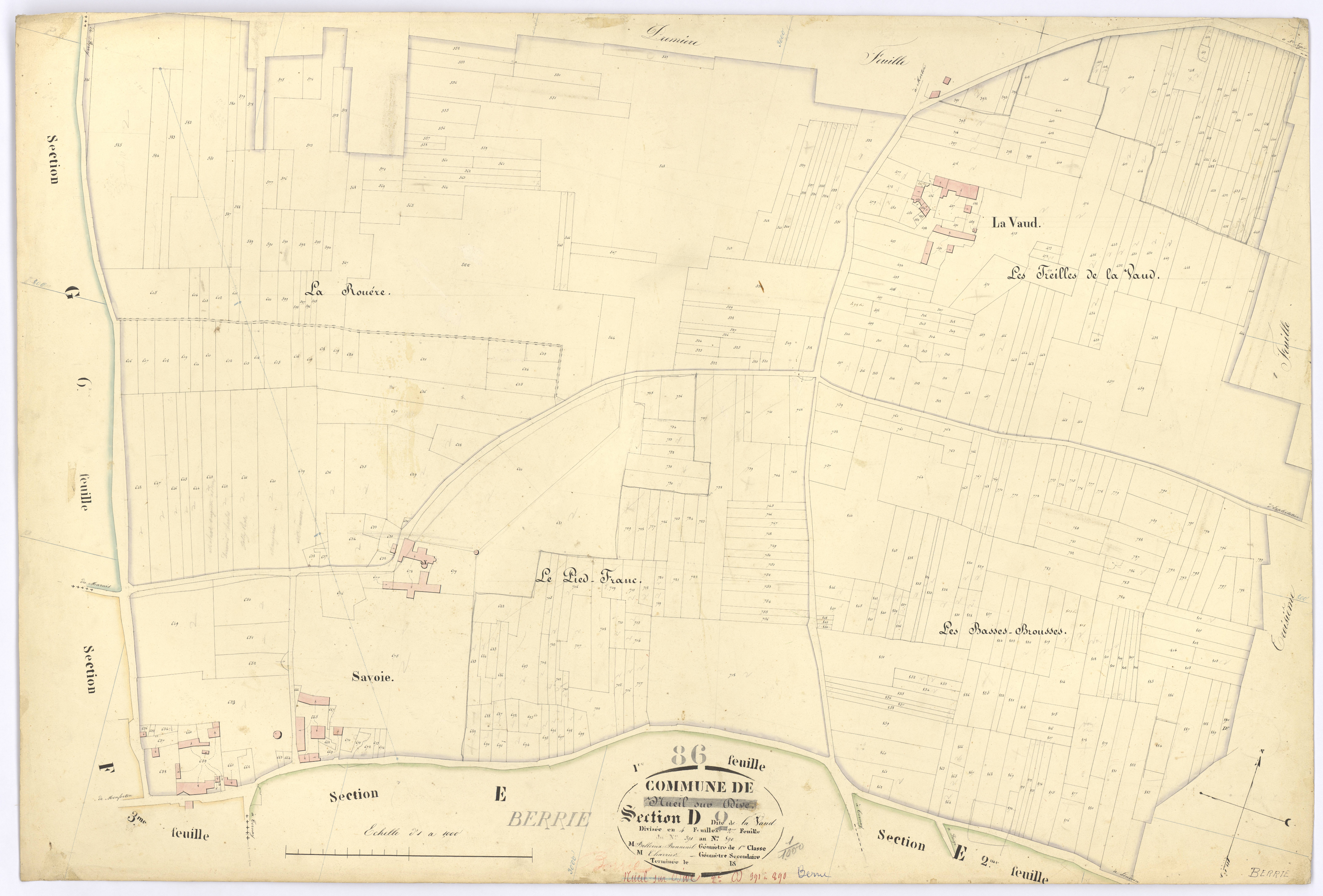 Berrie - FRAD086_cadastre Plans 