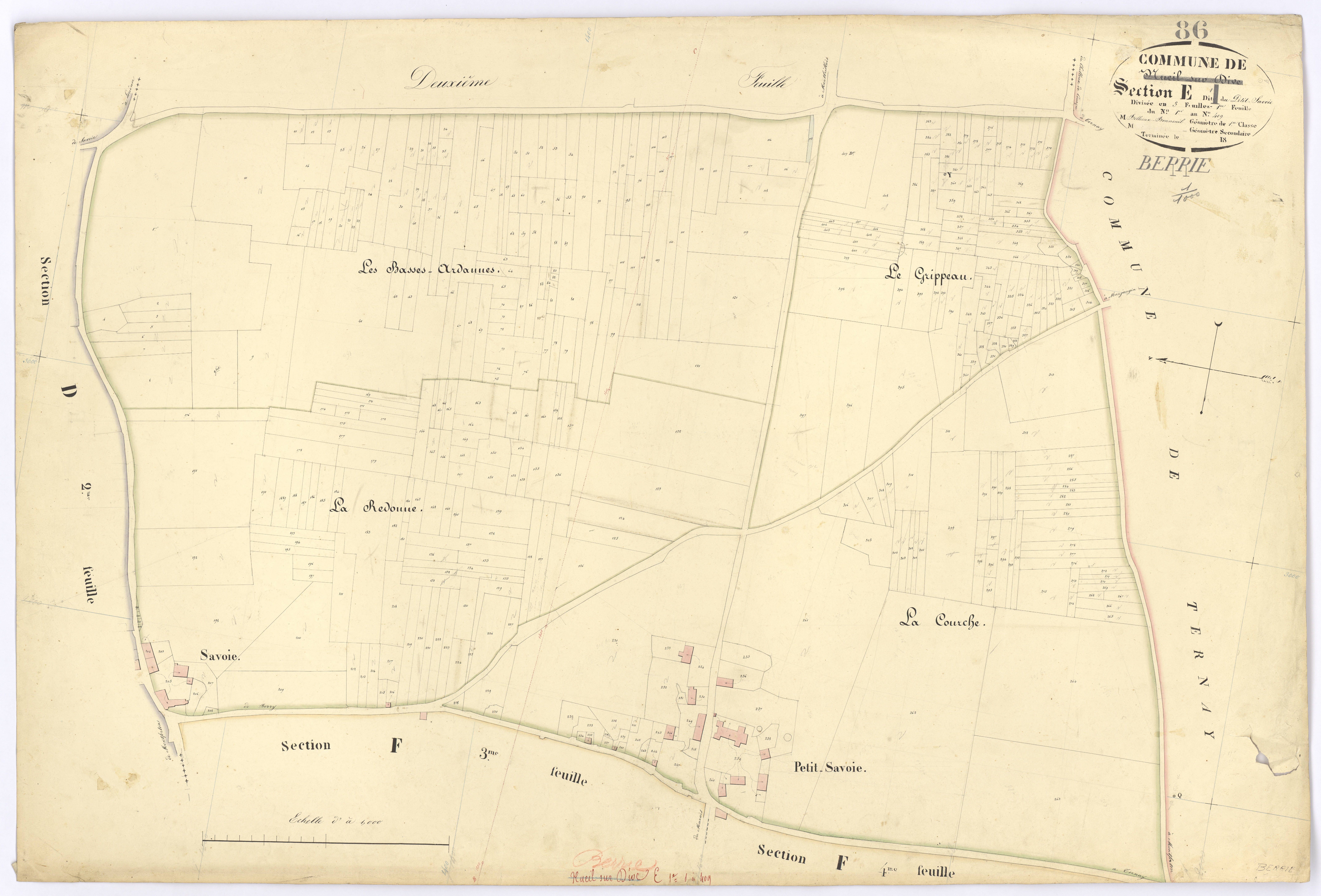Berrie - FRAD086_cadastre Plans 