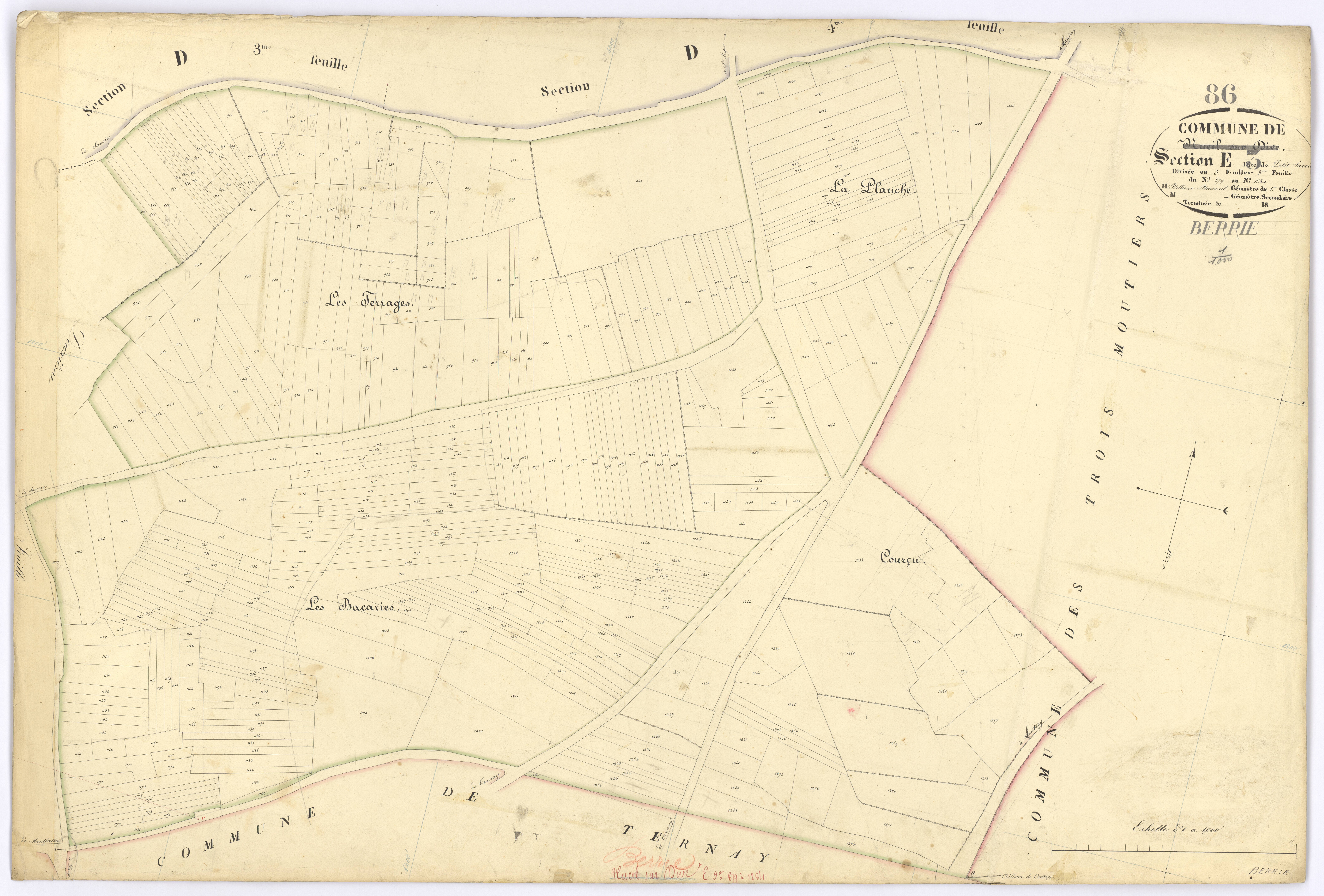 Berrie - FRAD086_cadastre Plans 