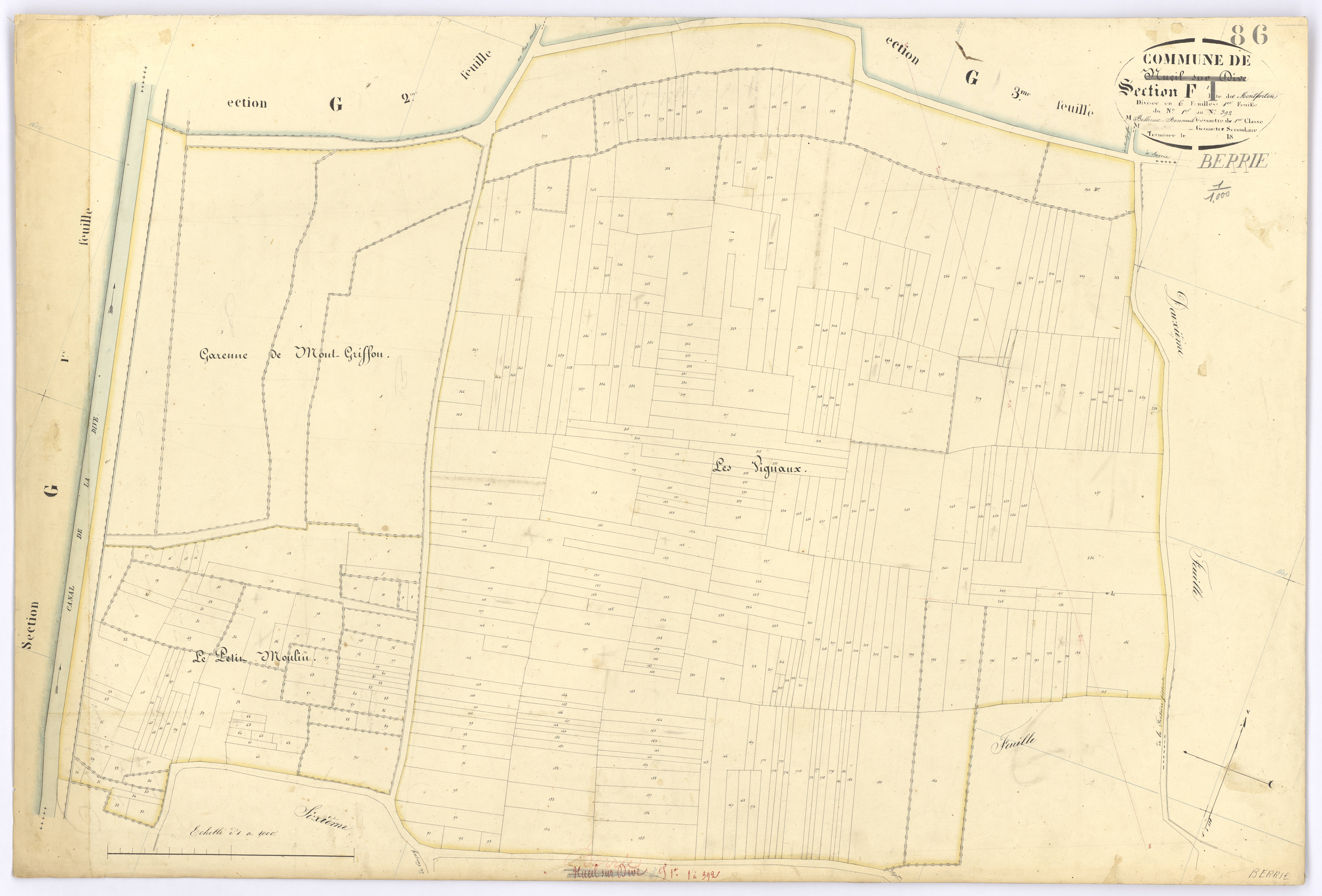 Berrie - FRAD086_cadastre Plans 