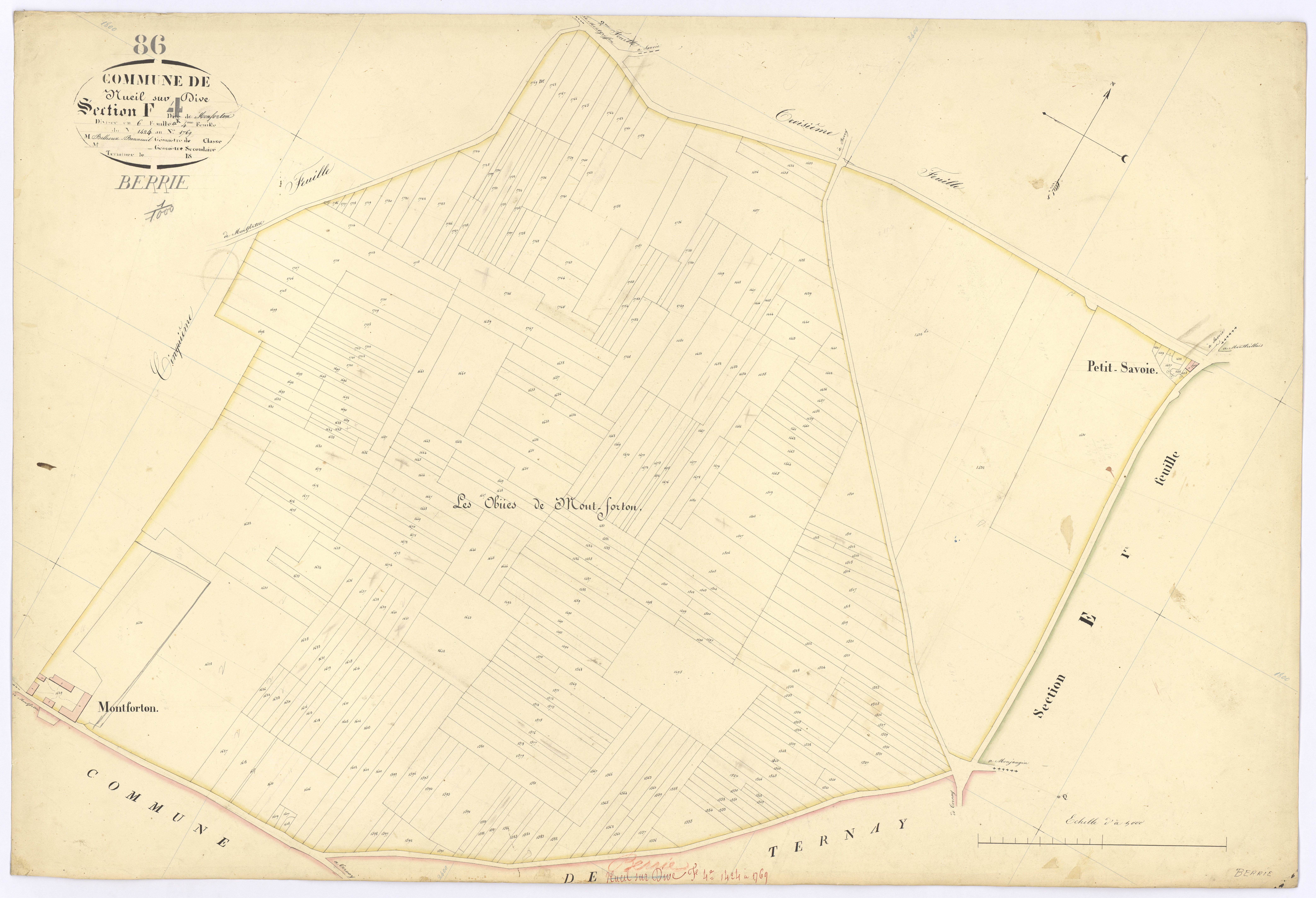 Berrie - FRAD086_cadastre Plans 