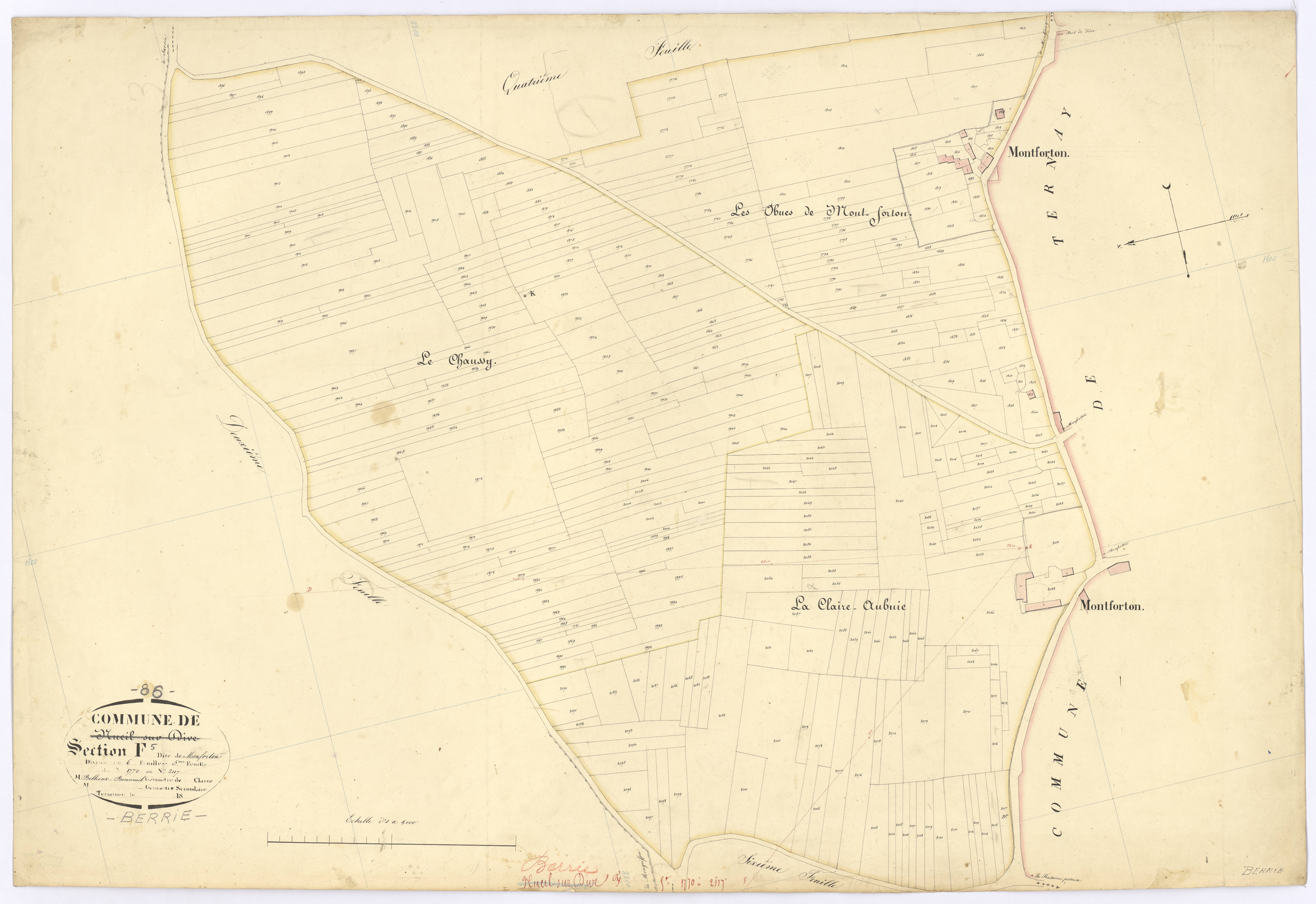 Berrie - FRAD086_cadastre Plans 