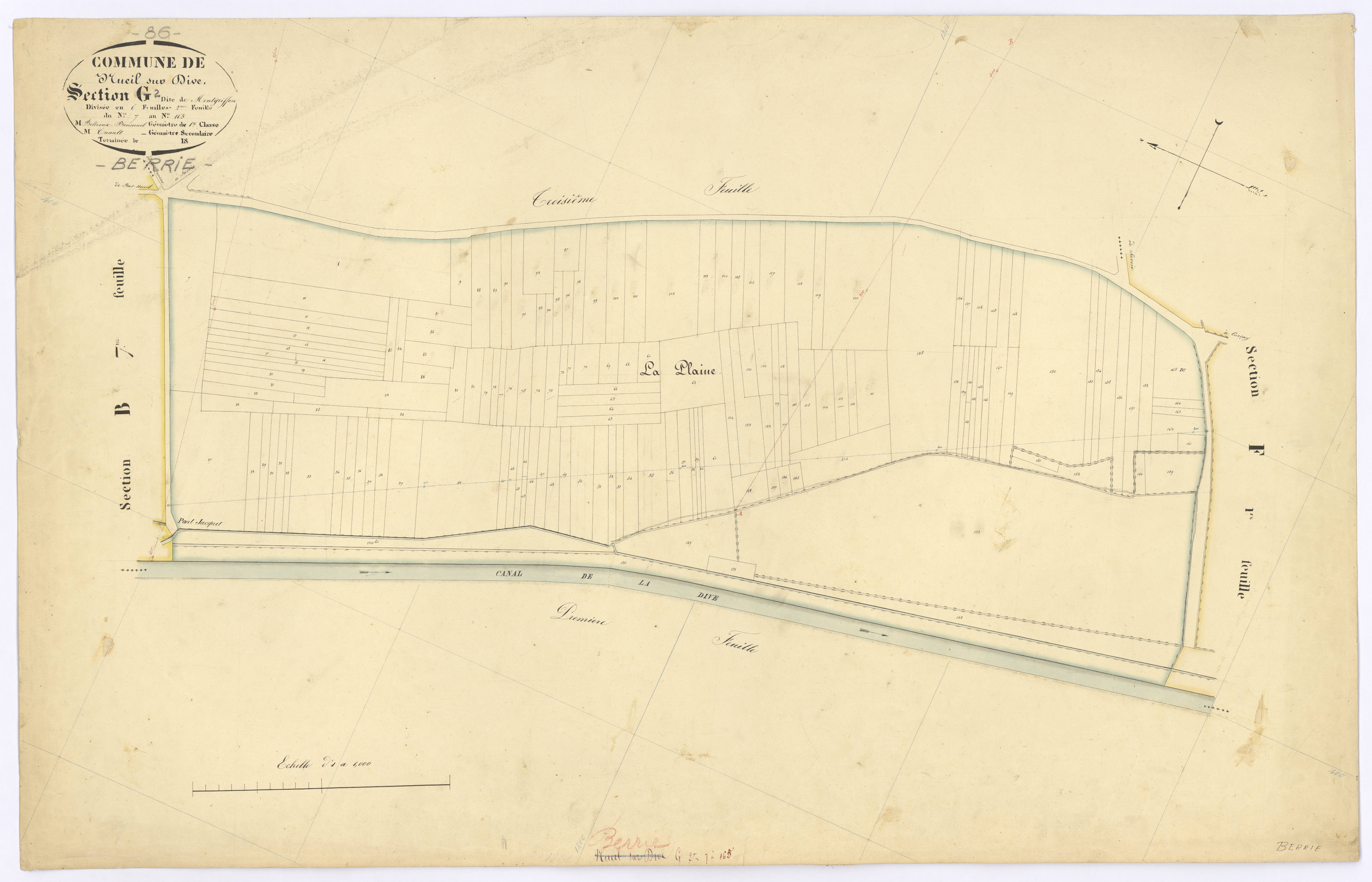 Berrie - FRAD086_cadastre Plans 