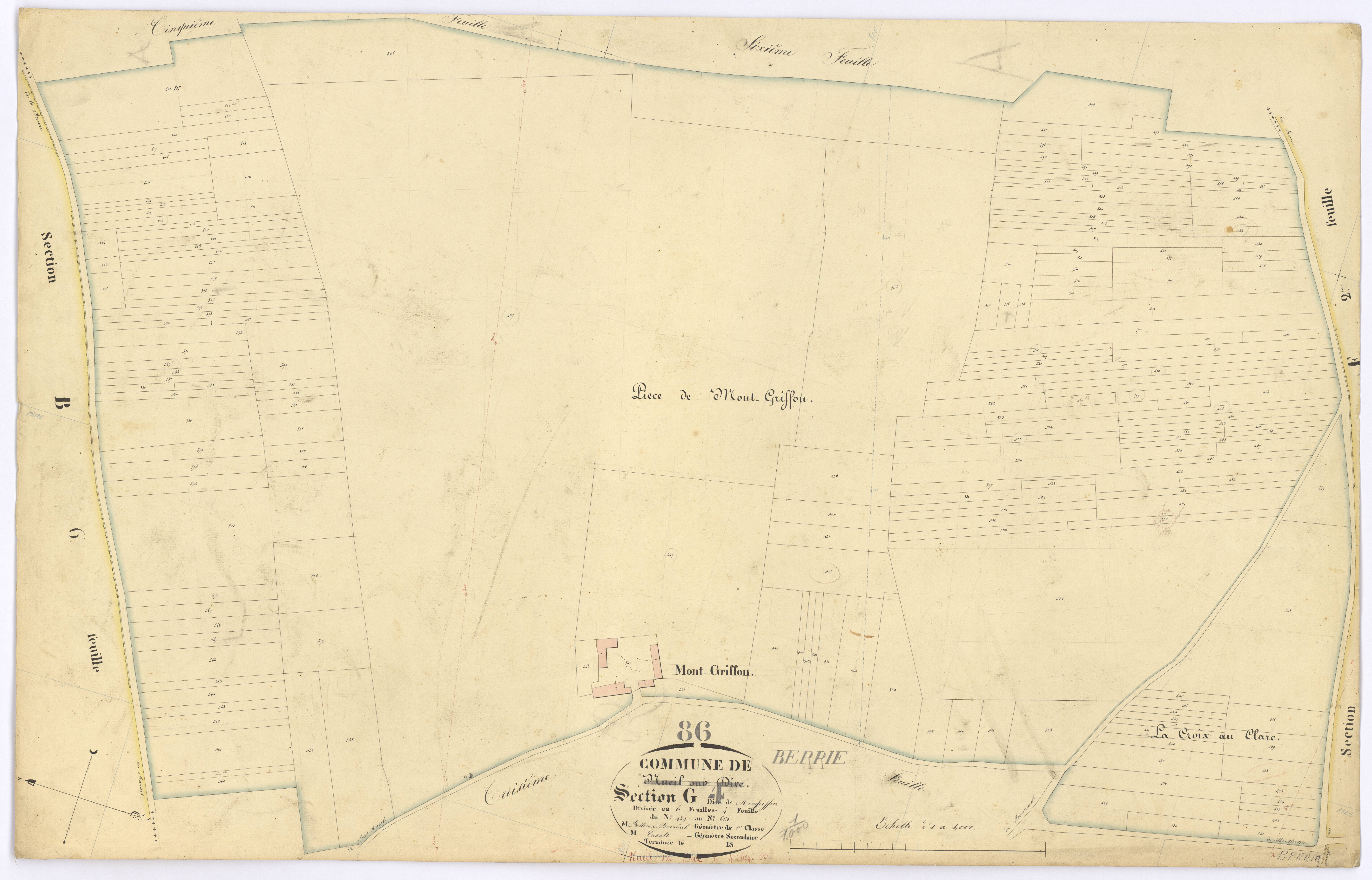 Berrie - FRAD086_cadastre Plans 