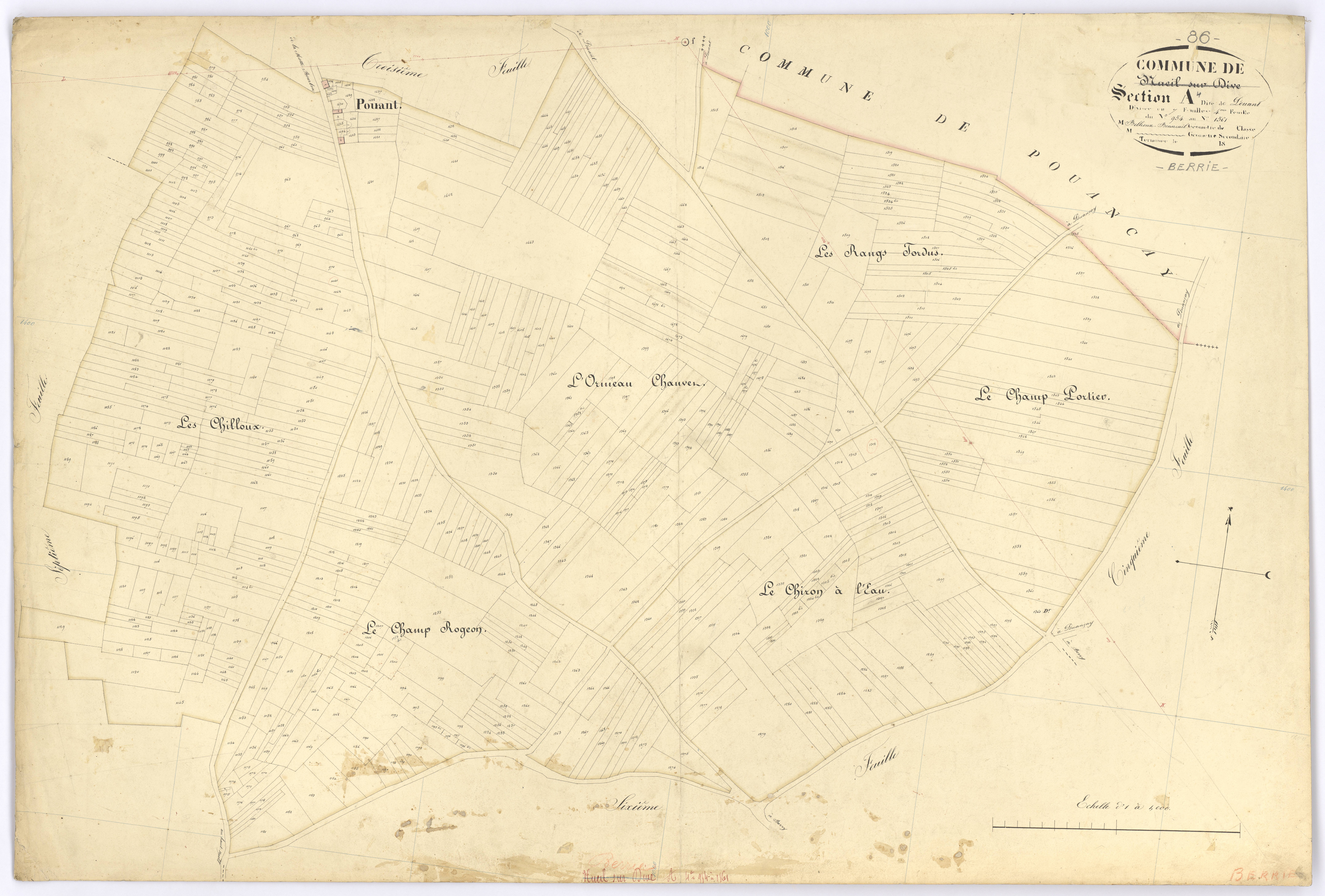 Berrie - FRAD086_cadastre Plans 