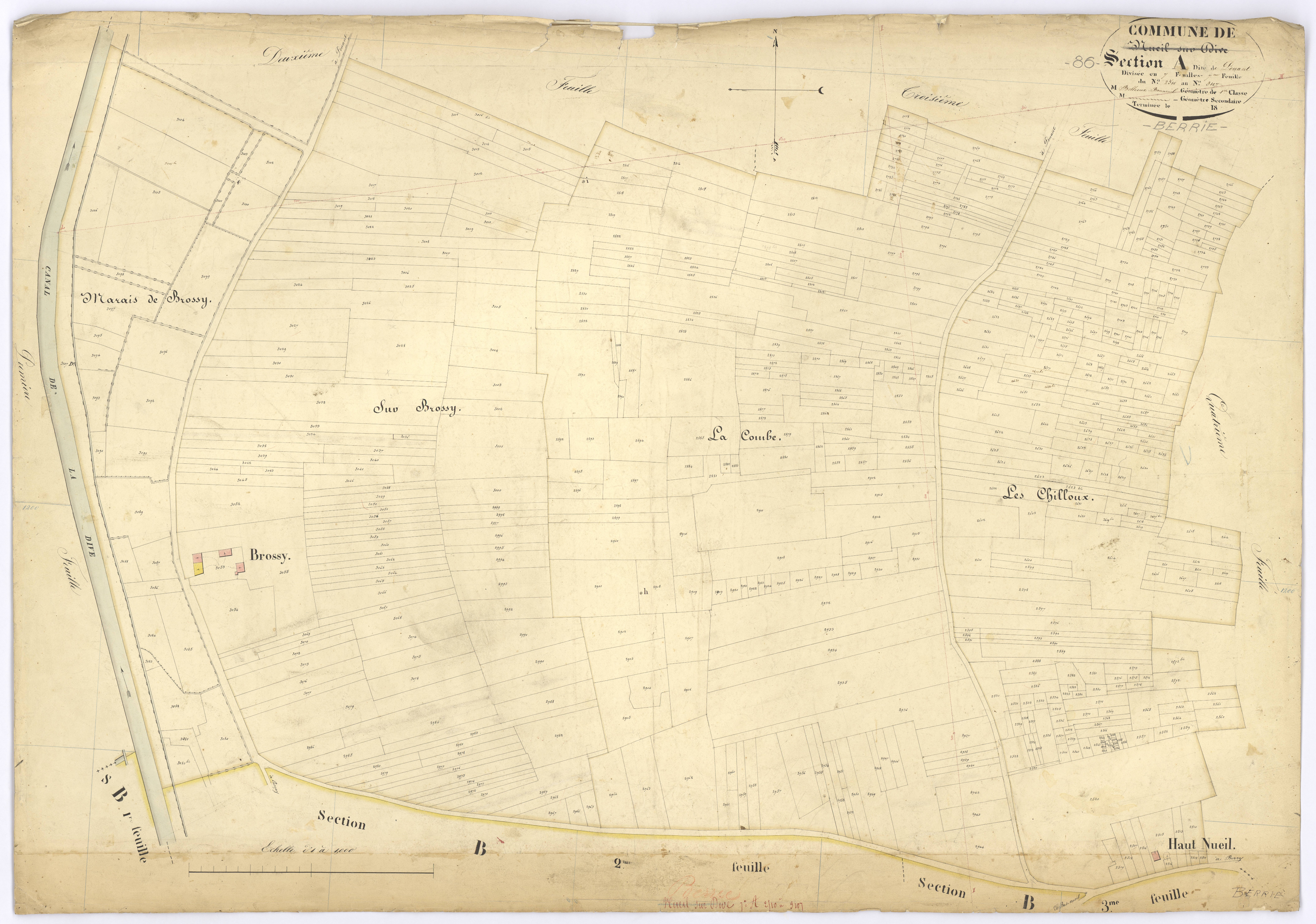 Berrie - FRAD086_cadastre Plans 