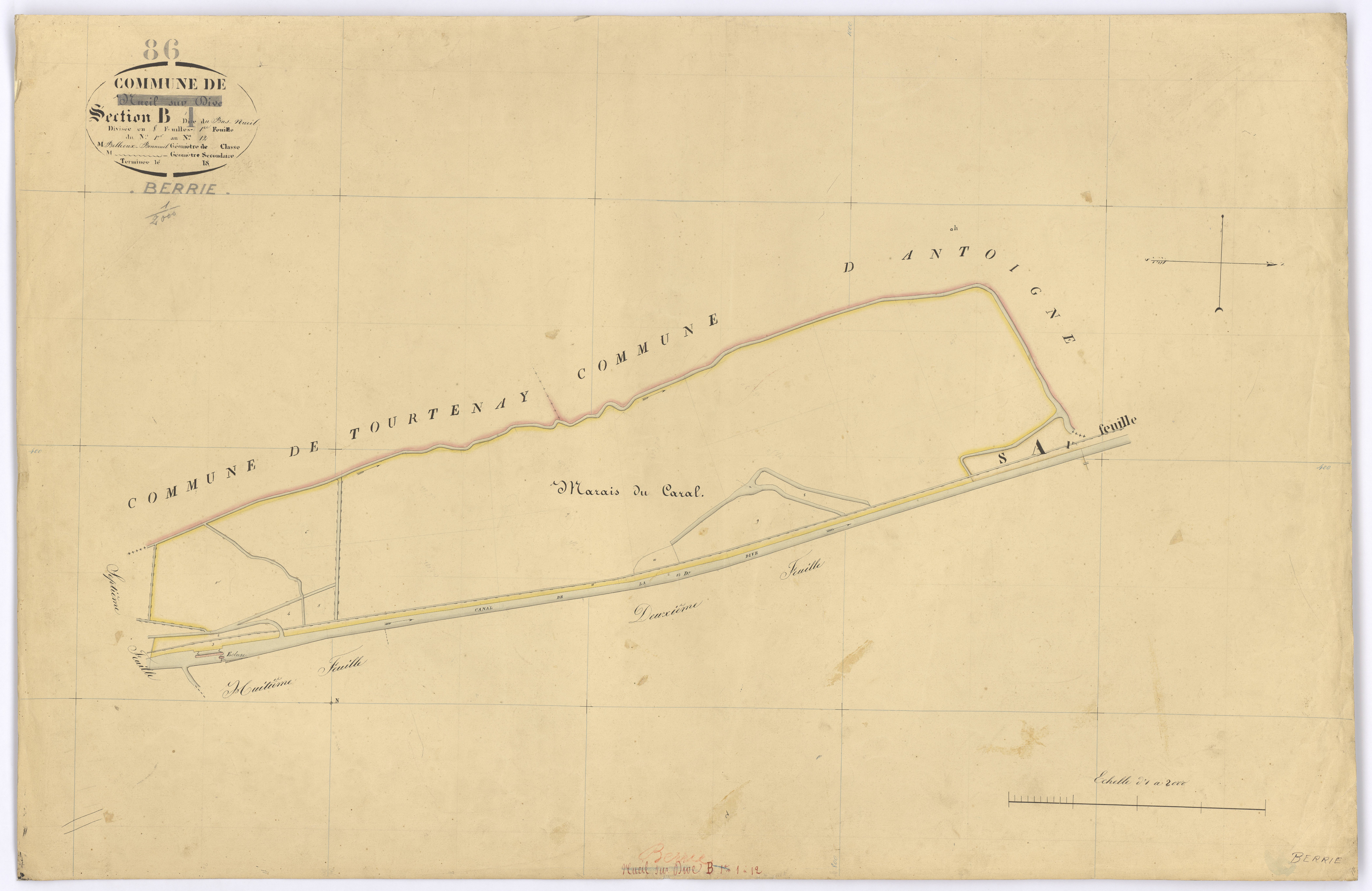 Berrie - FRAD086_cadastre Plans 