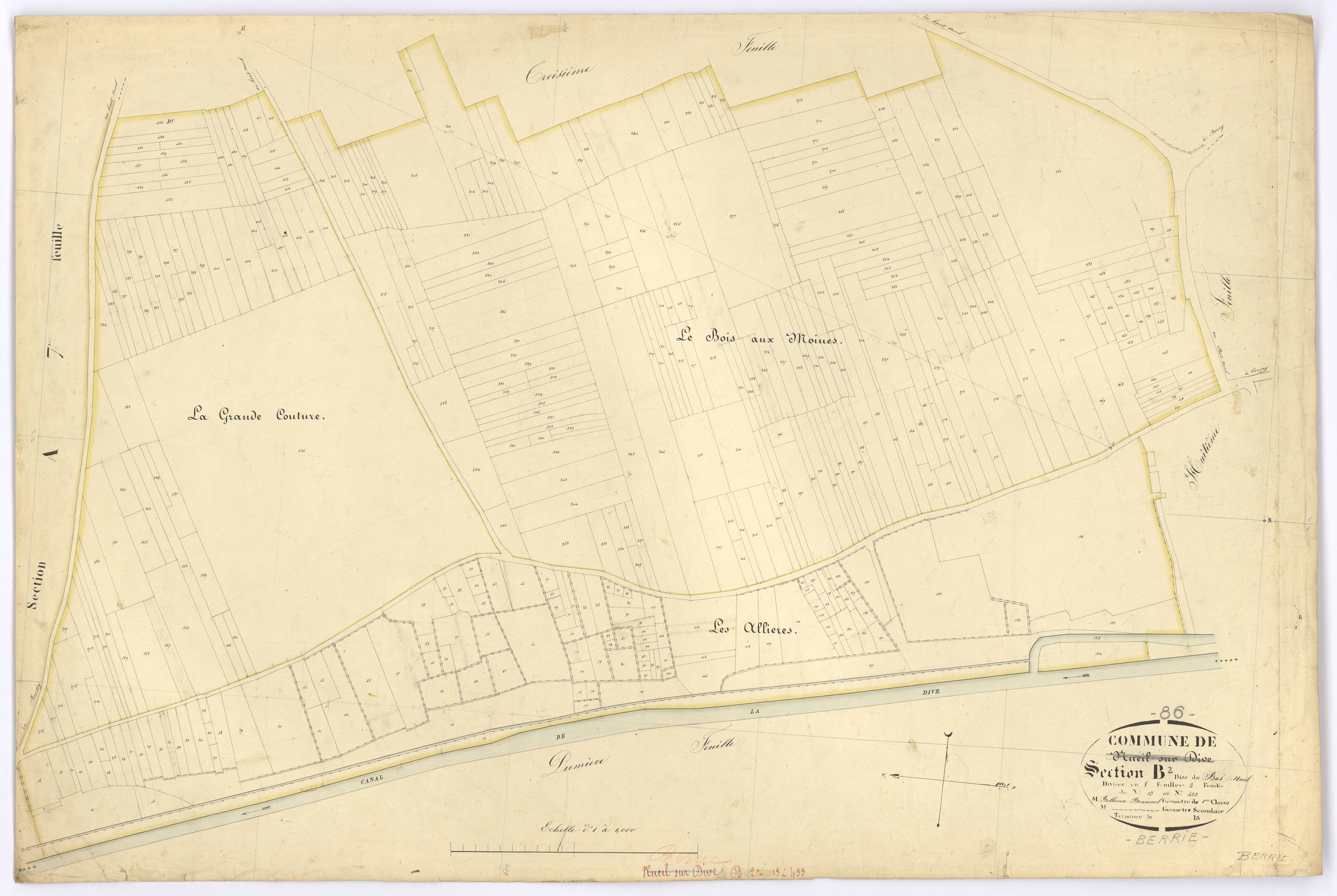 Berrie - FRAD086_cadastre Plans 