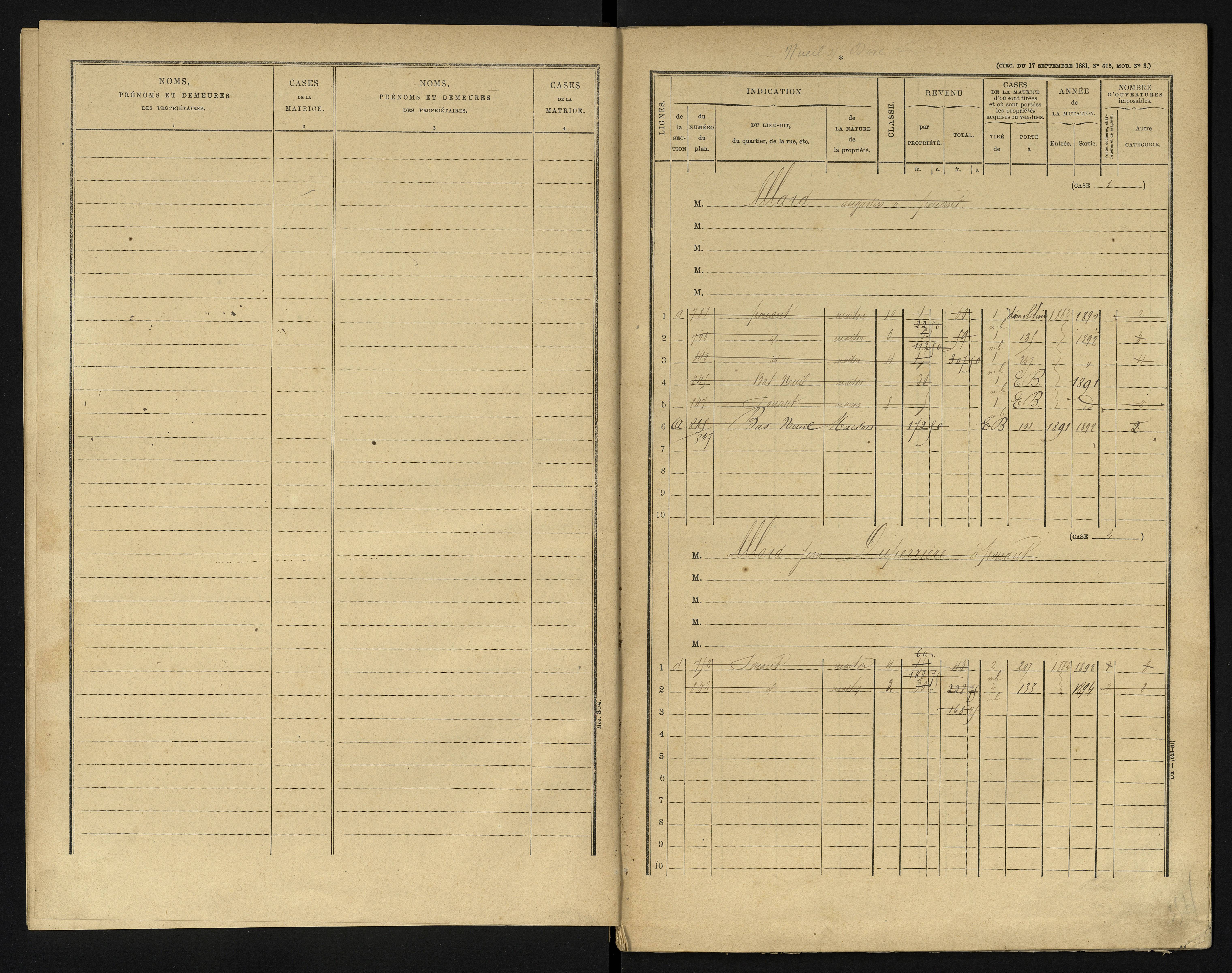 Berrie - FRAD086_cadastre Cases 1-280 