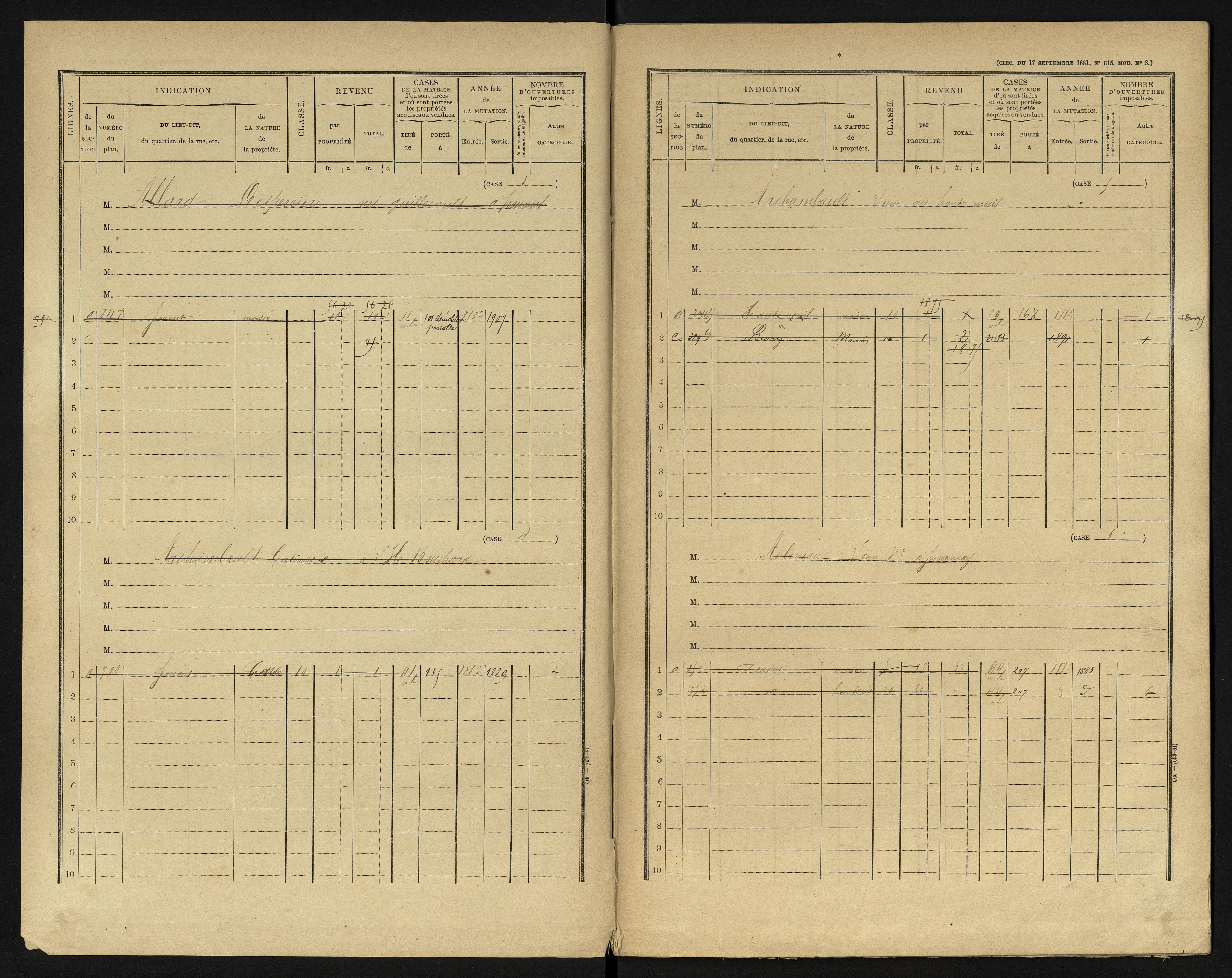 Berrie - FRAD086_cadastre Cases 1-280 