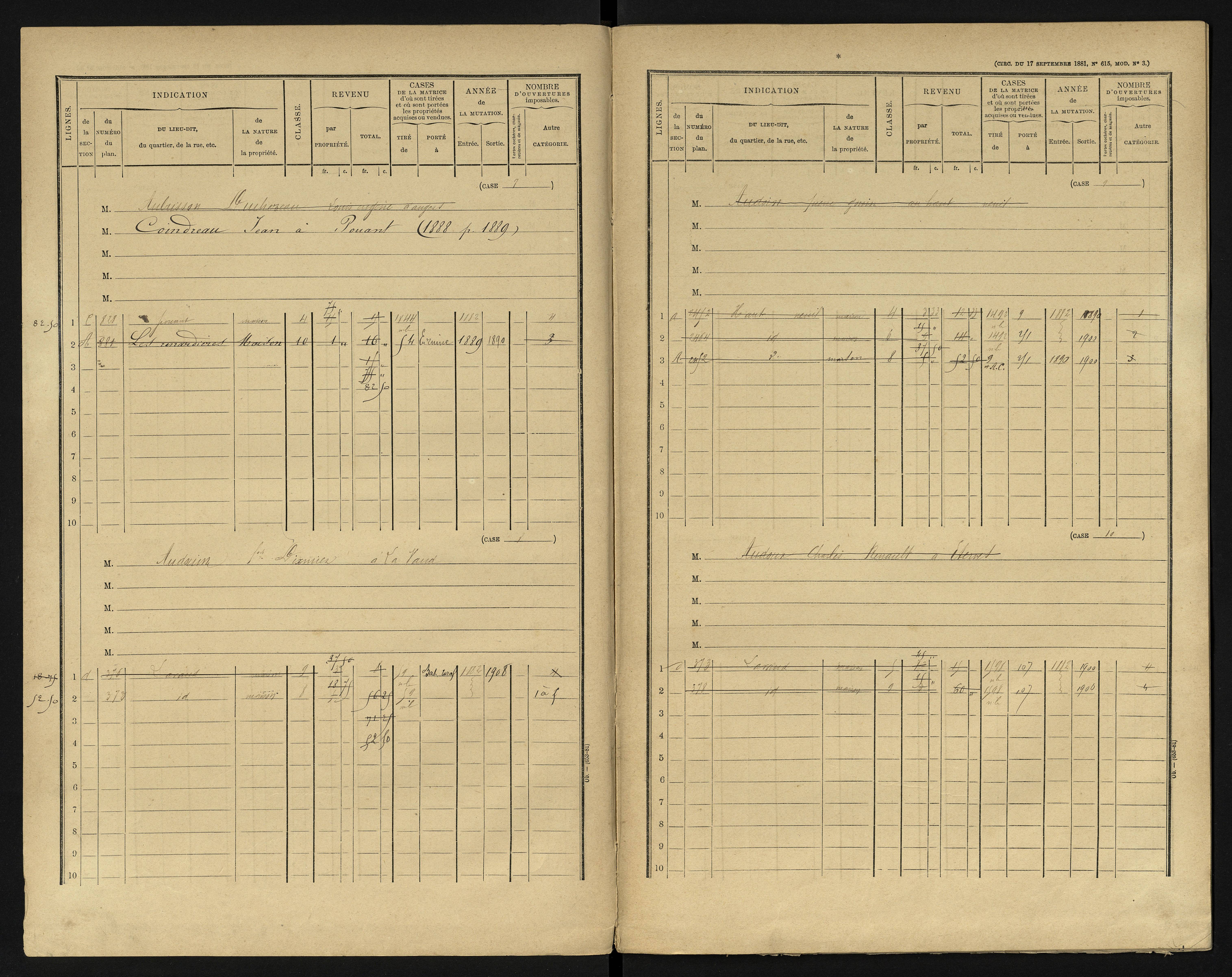 Berrie - FRAD086_cadastre Cases 1-280 
