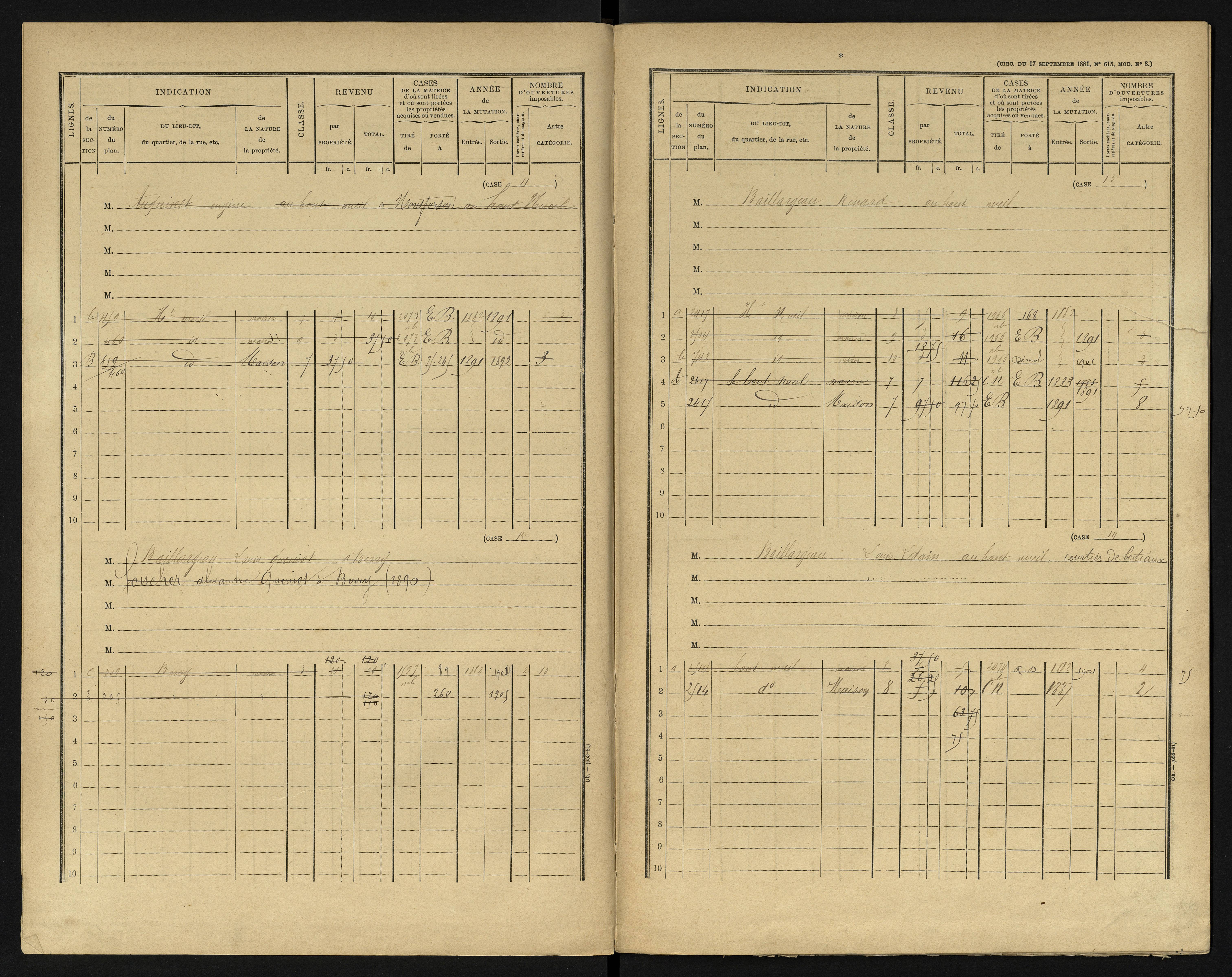 Berrie - FRAD086_cadastre Cases 1-280 