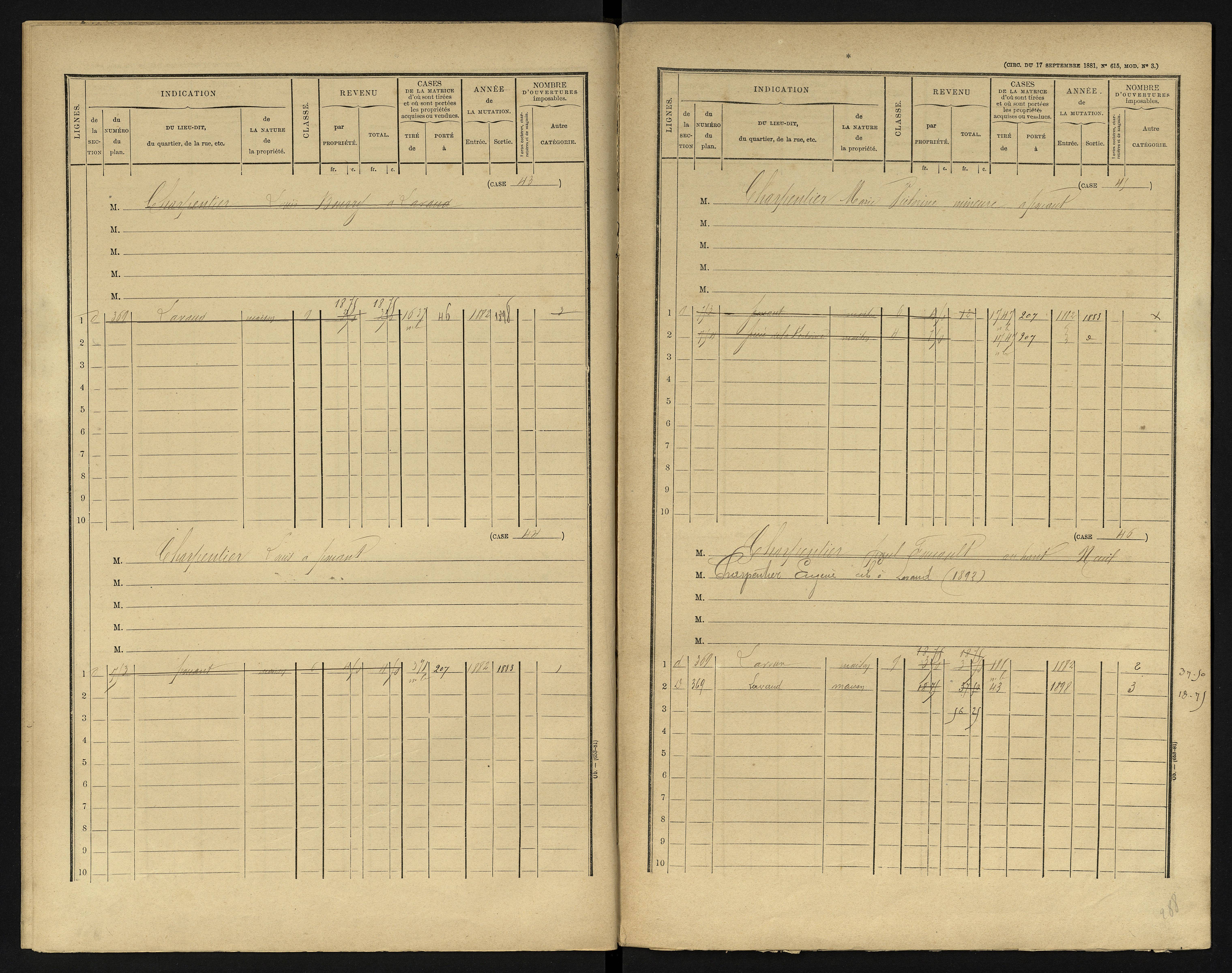 Berrie - FRAD086_cadastre Cases 1-280 