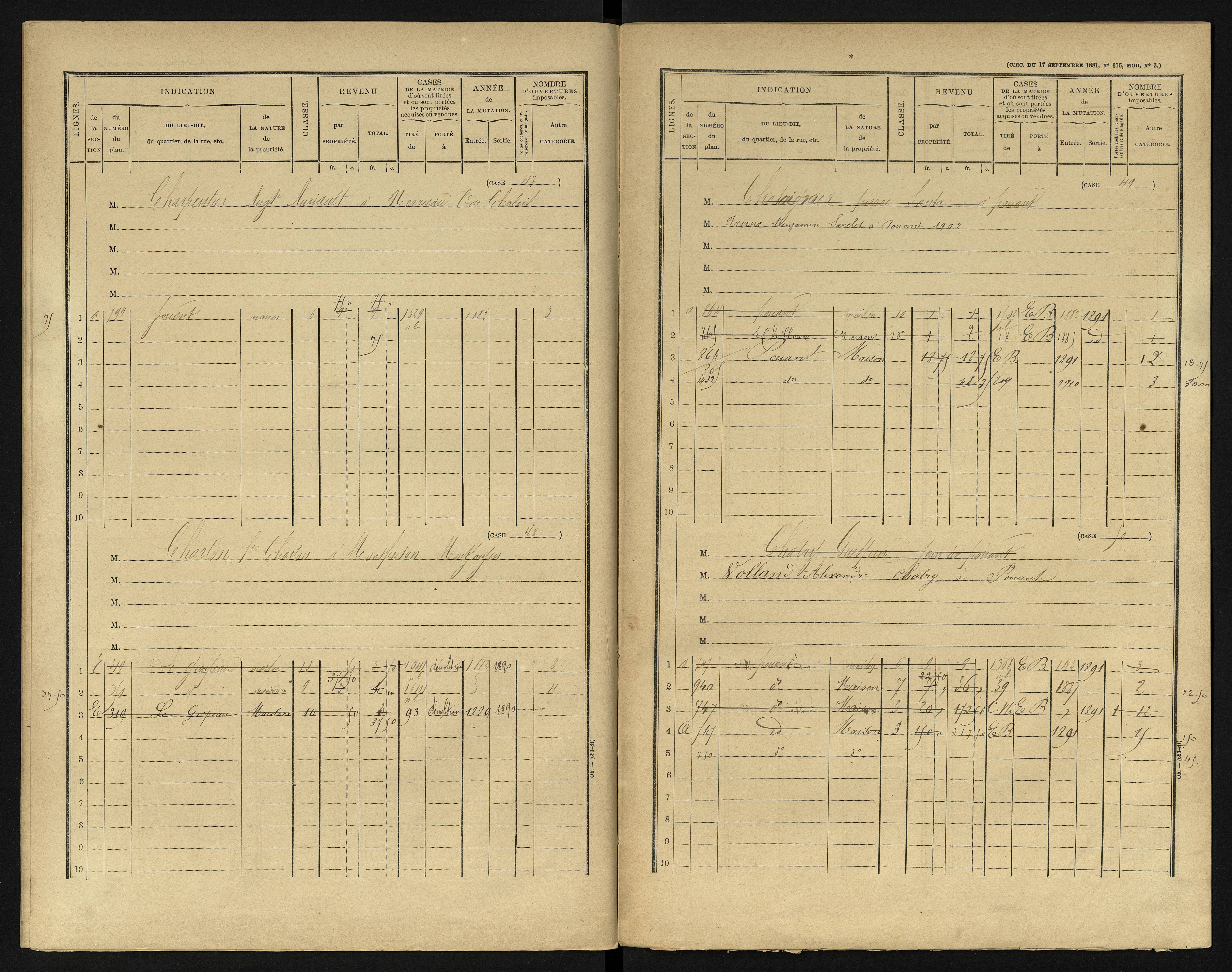 Berrie - FRAD086_cadastre Cases 1-280 