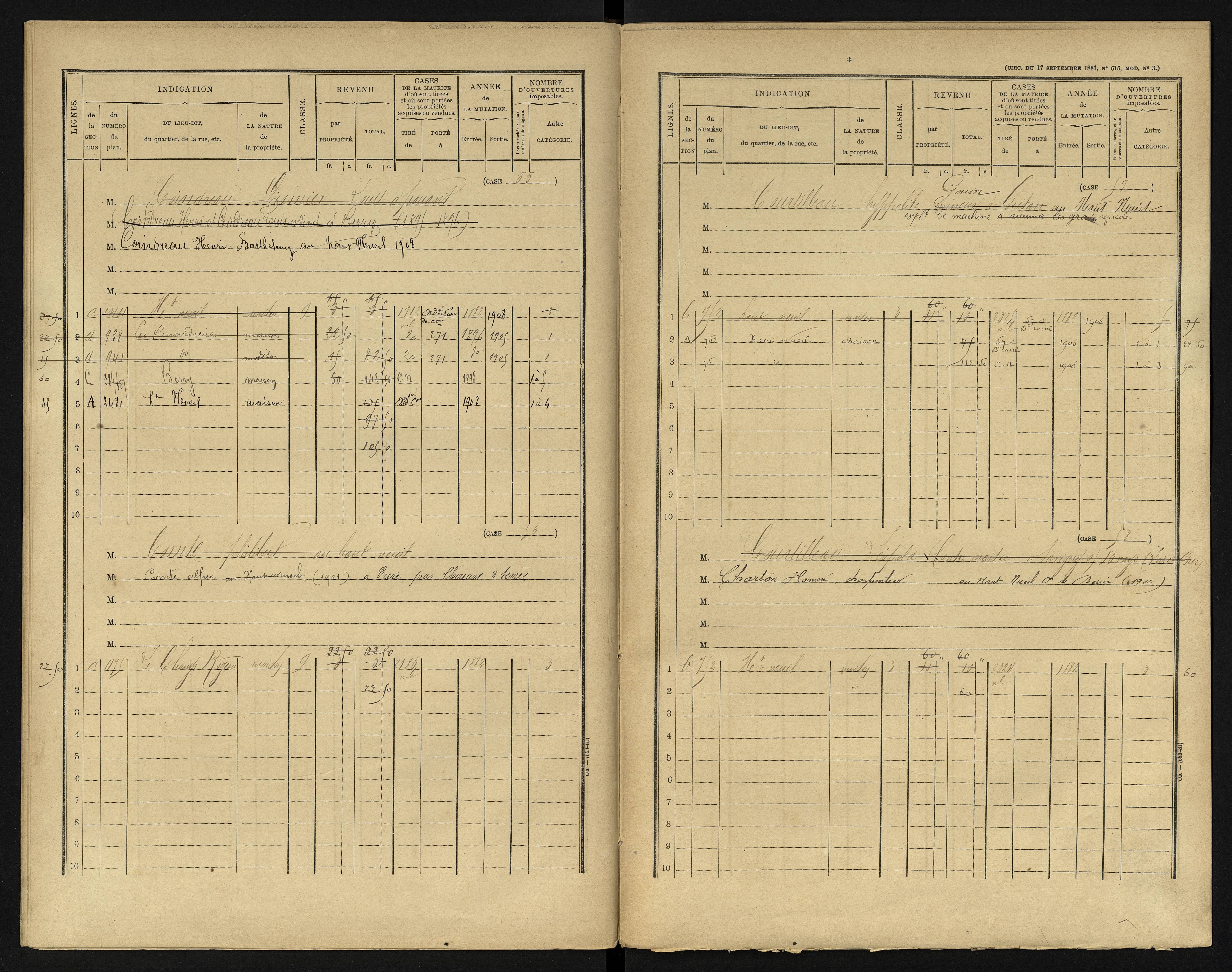 Berrie - FRAD086_cadastre Cases 1-280 