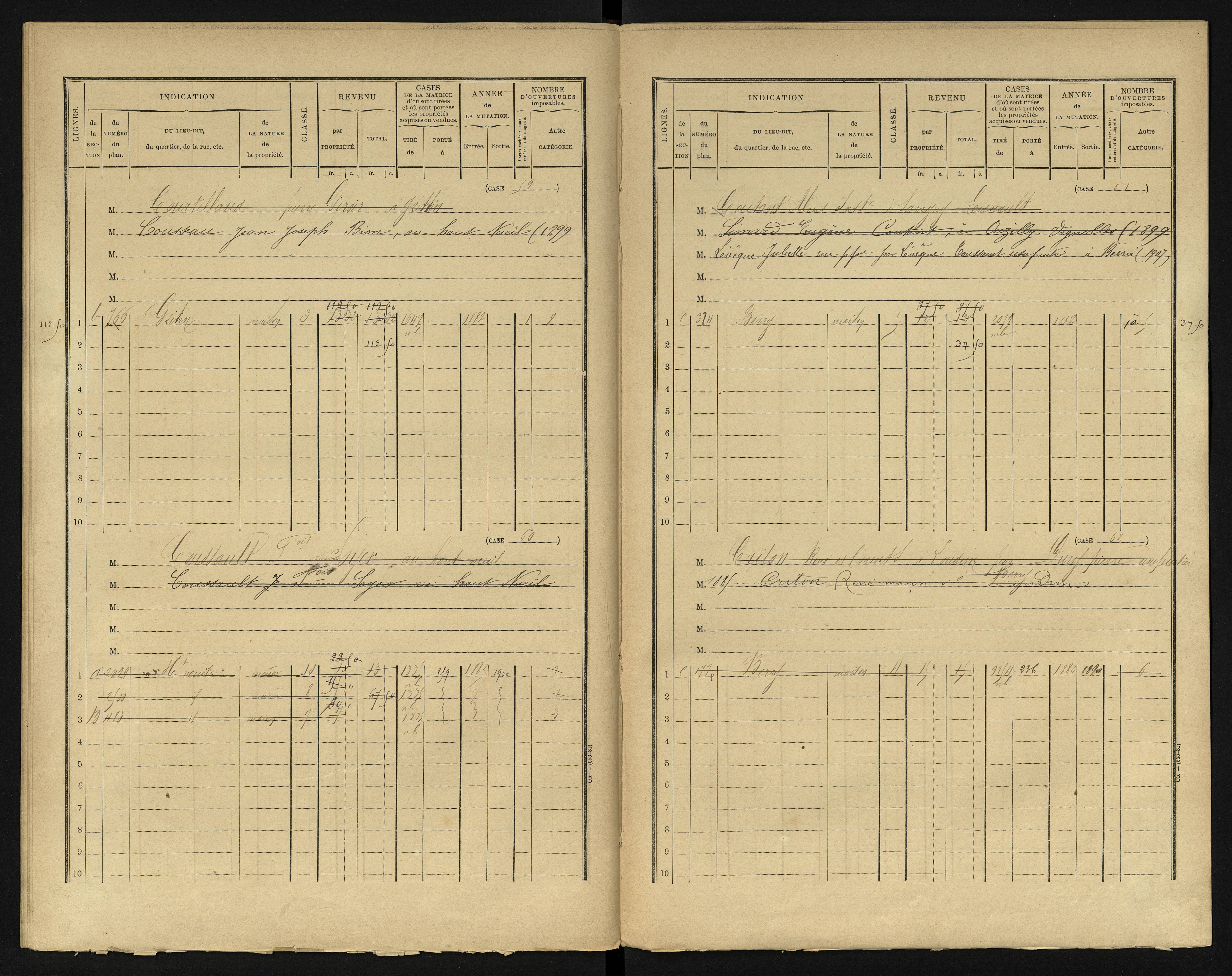 Berrie - FRAD086_cadastre Cases 1-280 