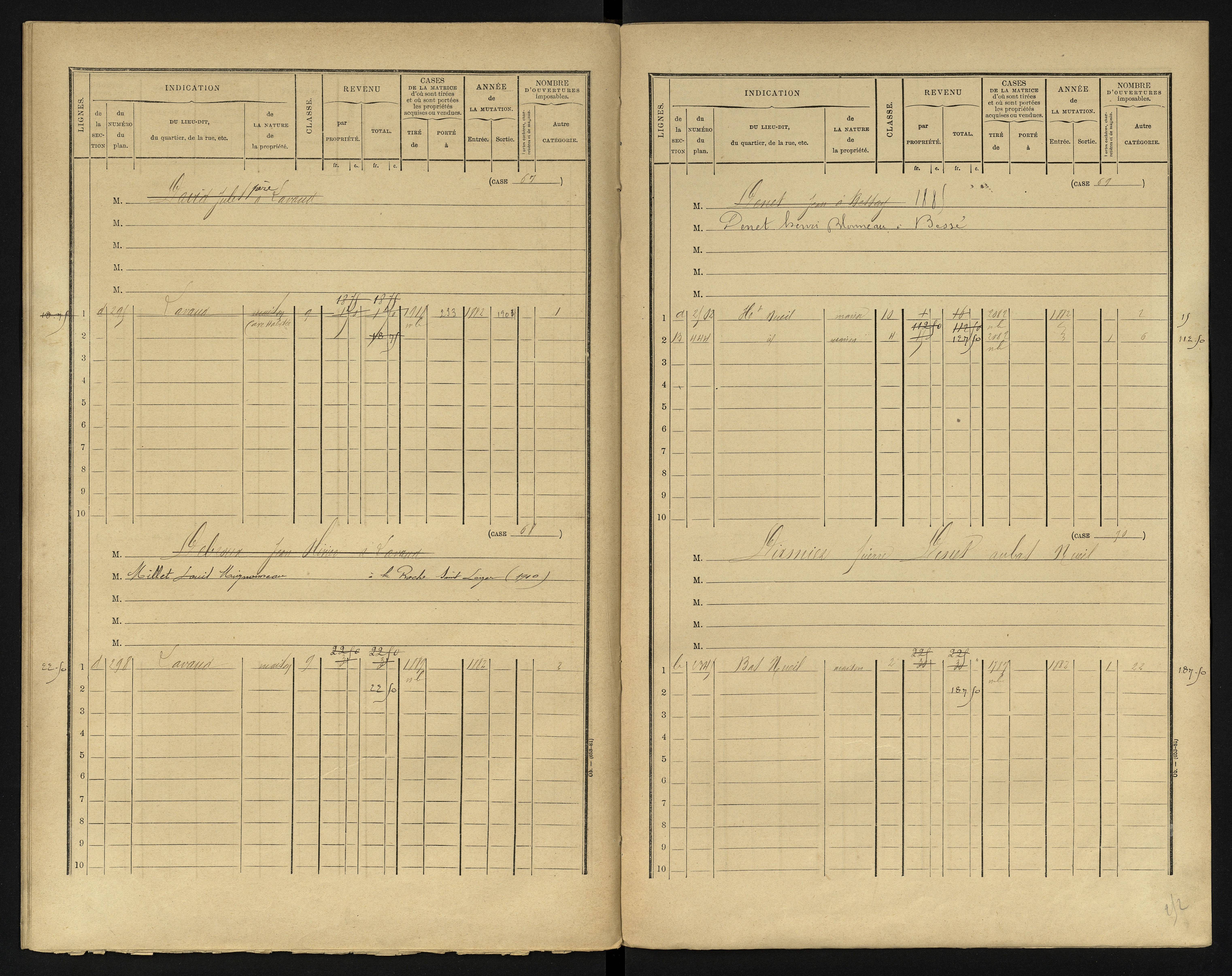 Berrie - FRAD086_cadastre Cases 1-280 