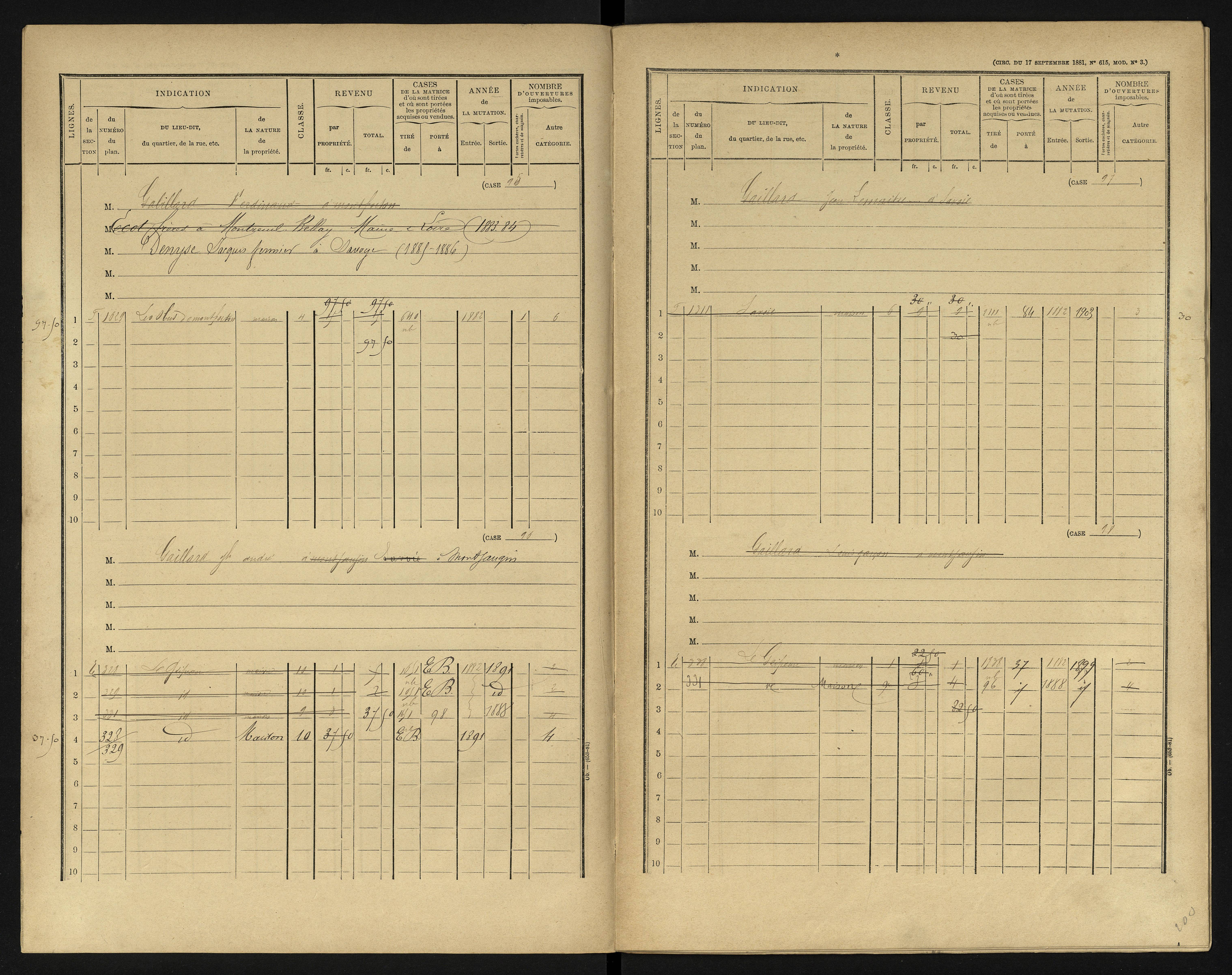 Berrie - FRAD086_cadastre Cases 1-280 