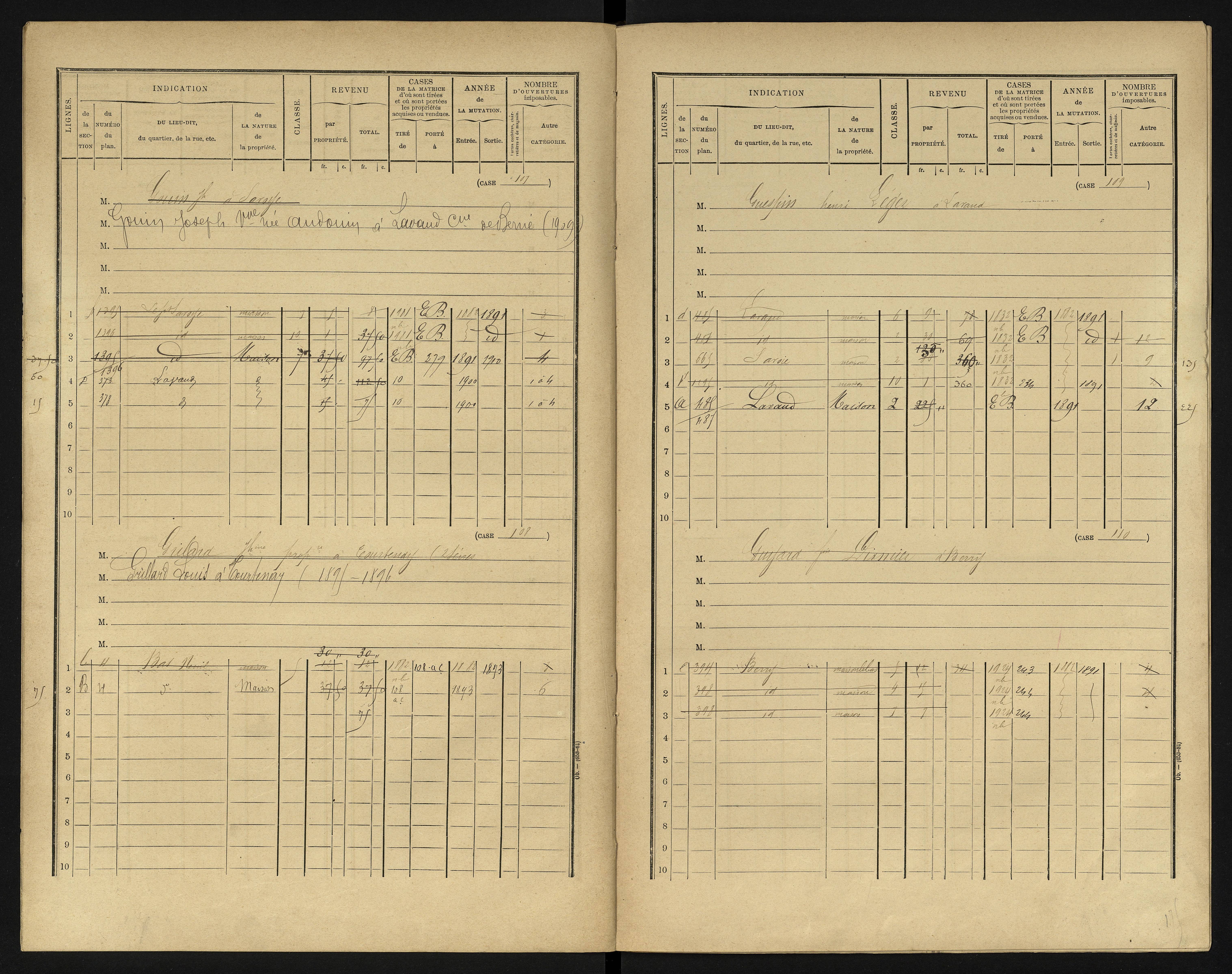 Berrie - FRAD086_cadastre Cases 1-280 